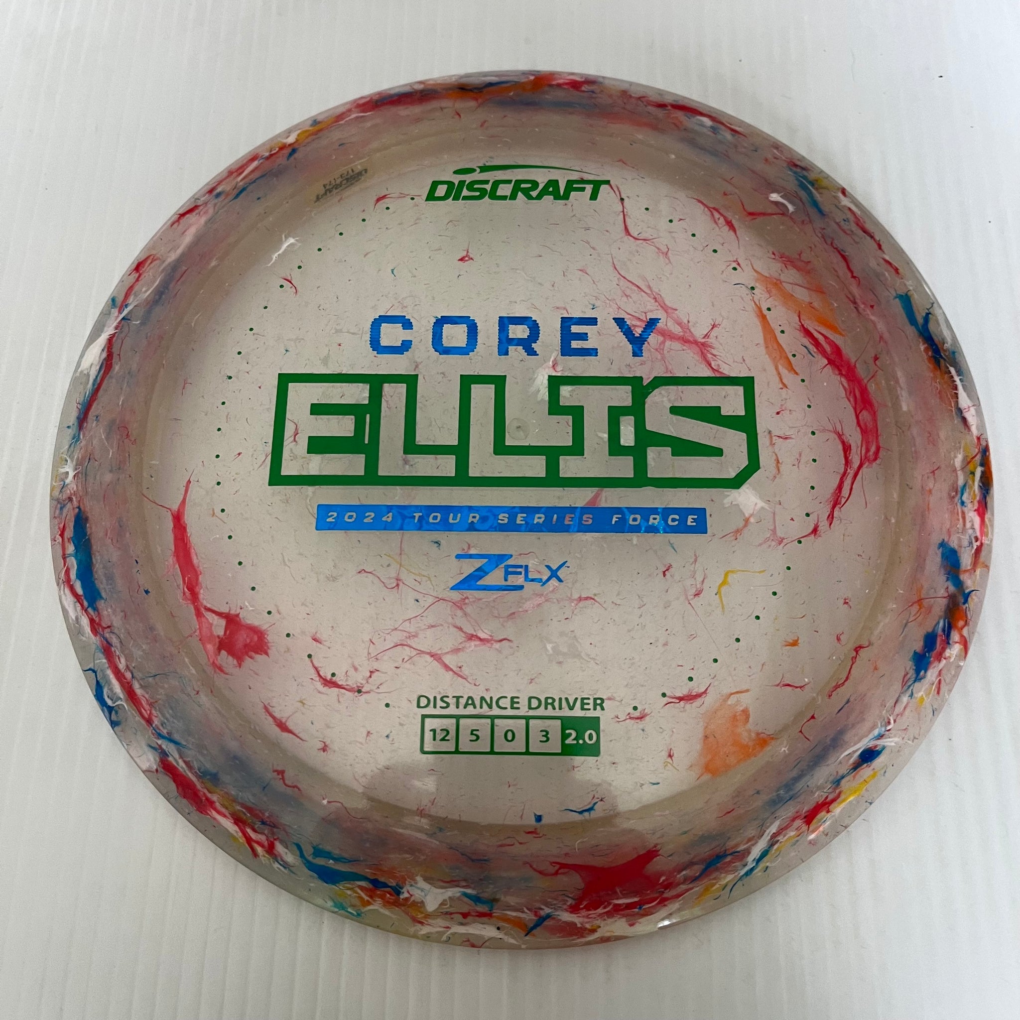 Discraft 2024 Corey Ellis Tour Series Jawbreaker Z FLX Force 12/5/0/3