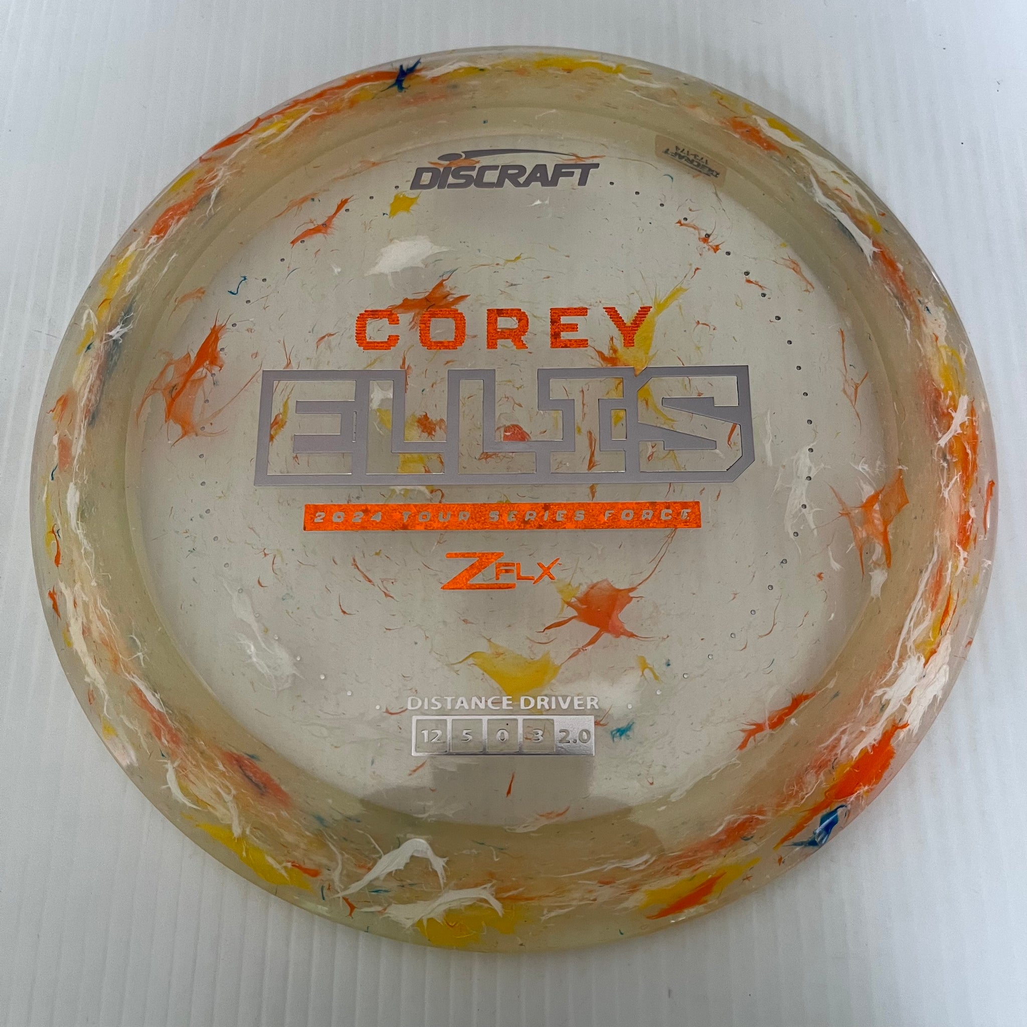 Discraft 2024 Corey Ellis Tour Series Jawbreaker Z FLX Force 12/5/0/3