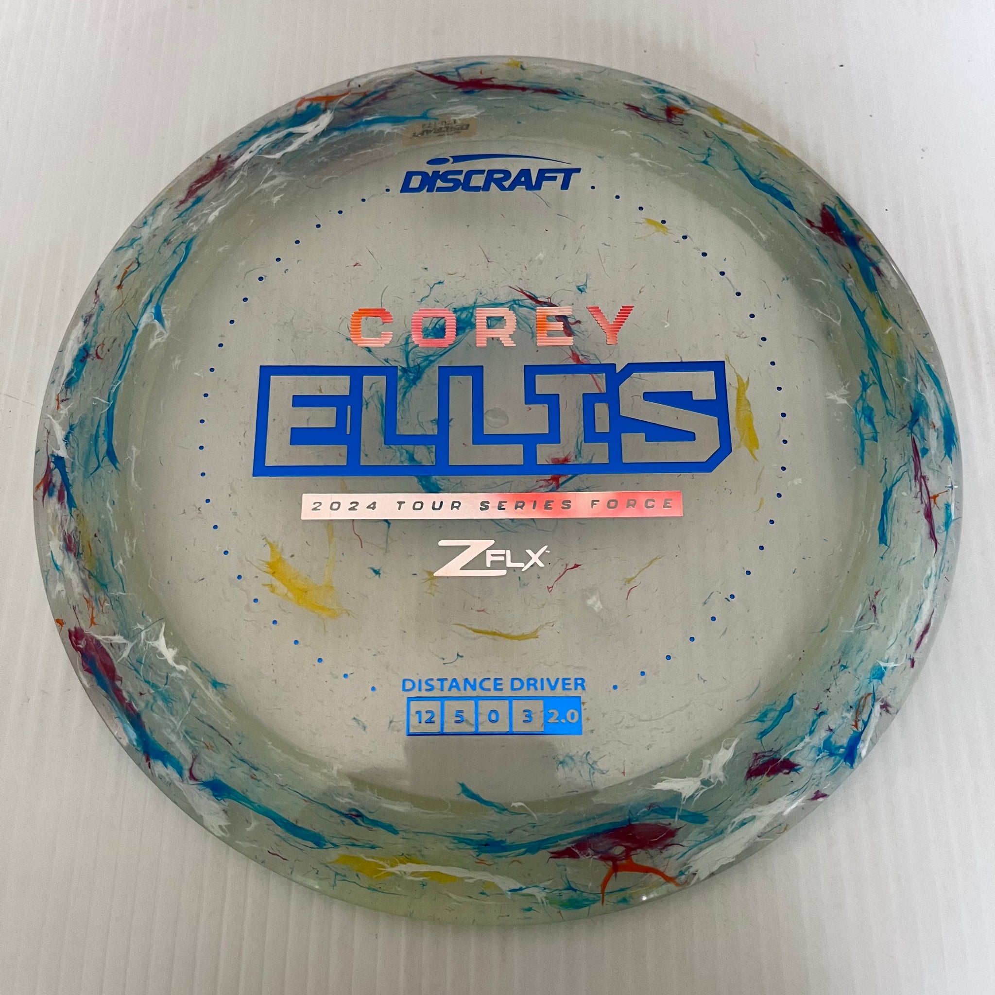 Discraft 2024 Corey Ellis Tour Series Jawbreaker Z FLX Force 12/5/0/3