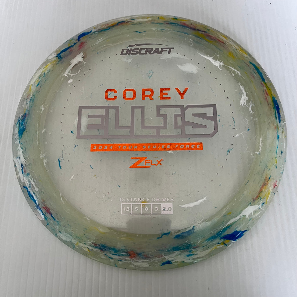 Discraft 2024 Corey Ellis Tour Series Jawbreaker Z FLX Force 12/5/0/3