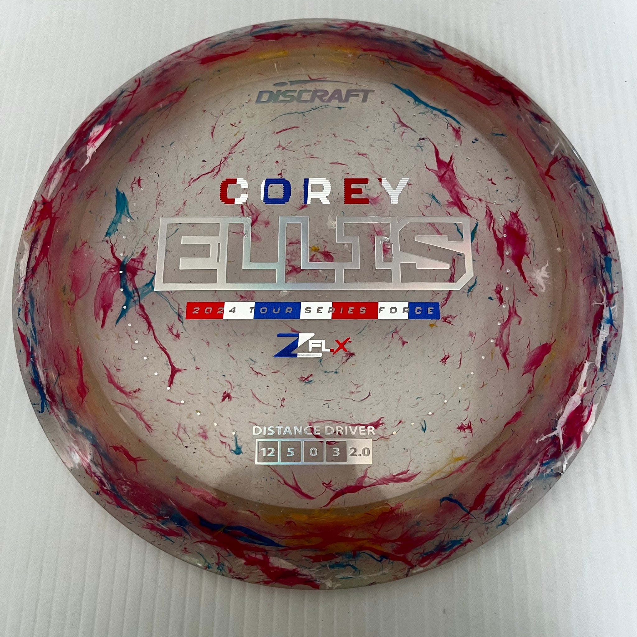 Discraft 2024 Corey Ellis Tour Series Jawbreaker Z FLX Force 12/5/0/3