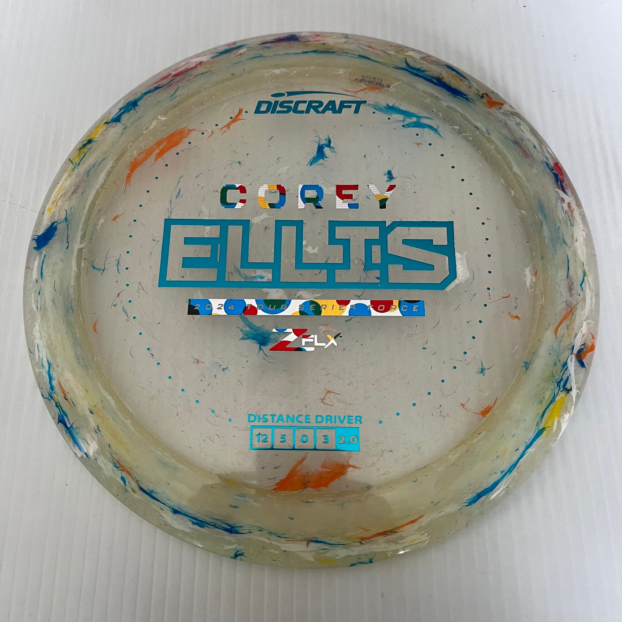 Discraft 2024 Corey Ellis Tour Series Jawbreaker Z FLX Force 12/5/0/3