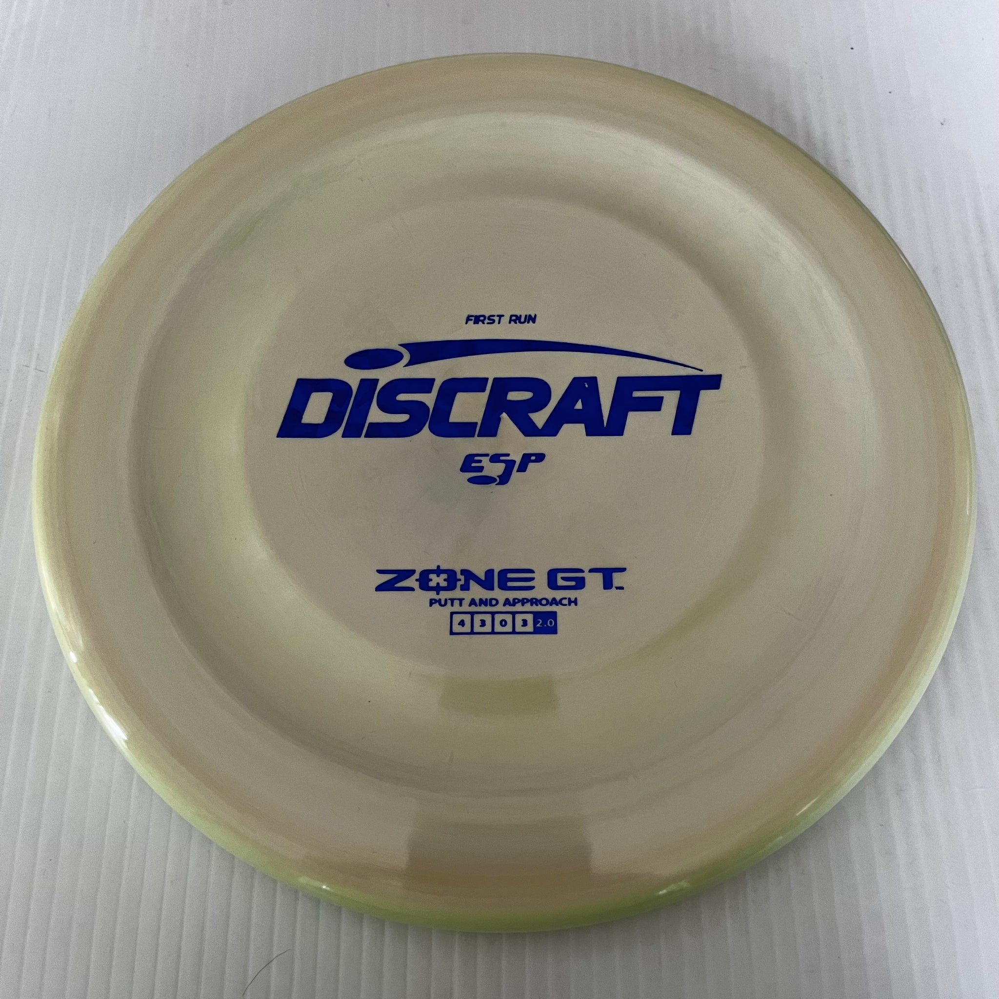Discraft First Run ESP Zone GT 4/3/0/3
