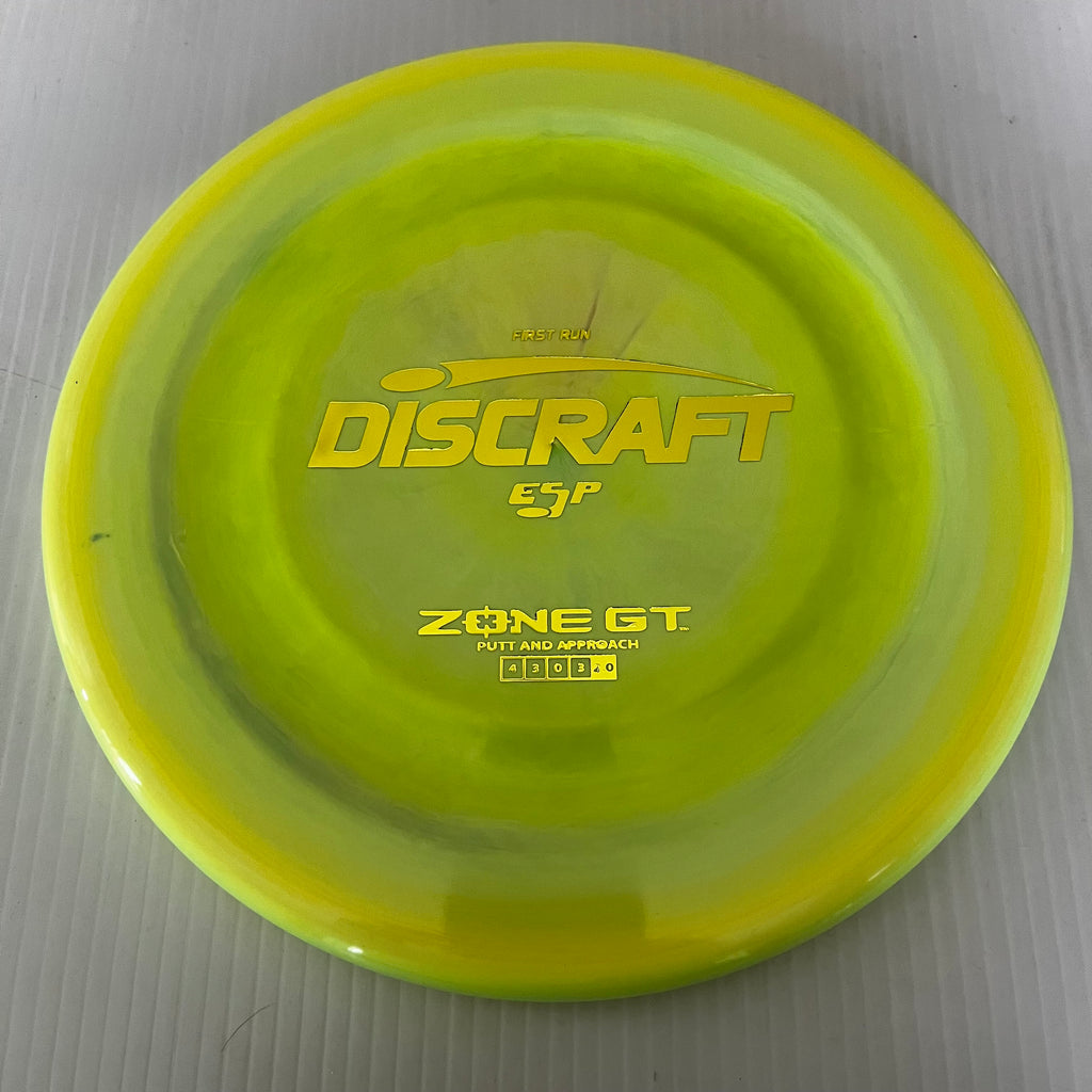 Discraft First Run ESP Zone GT 4/3/0/3