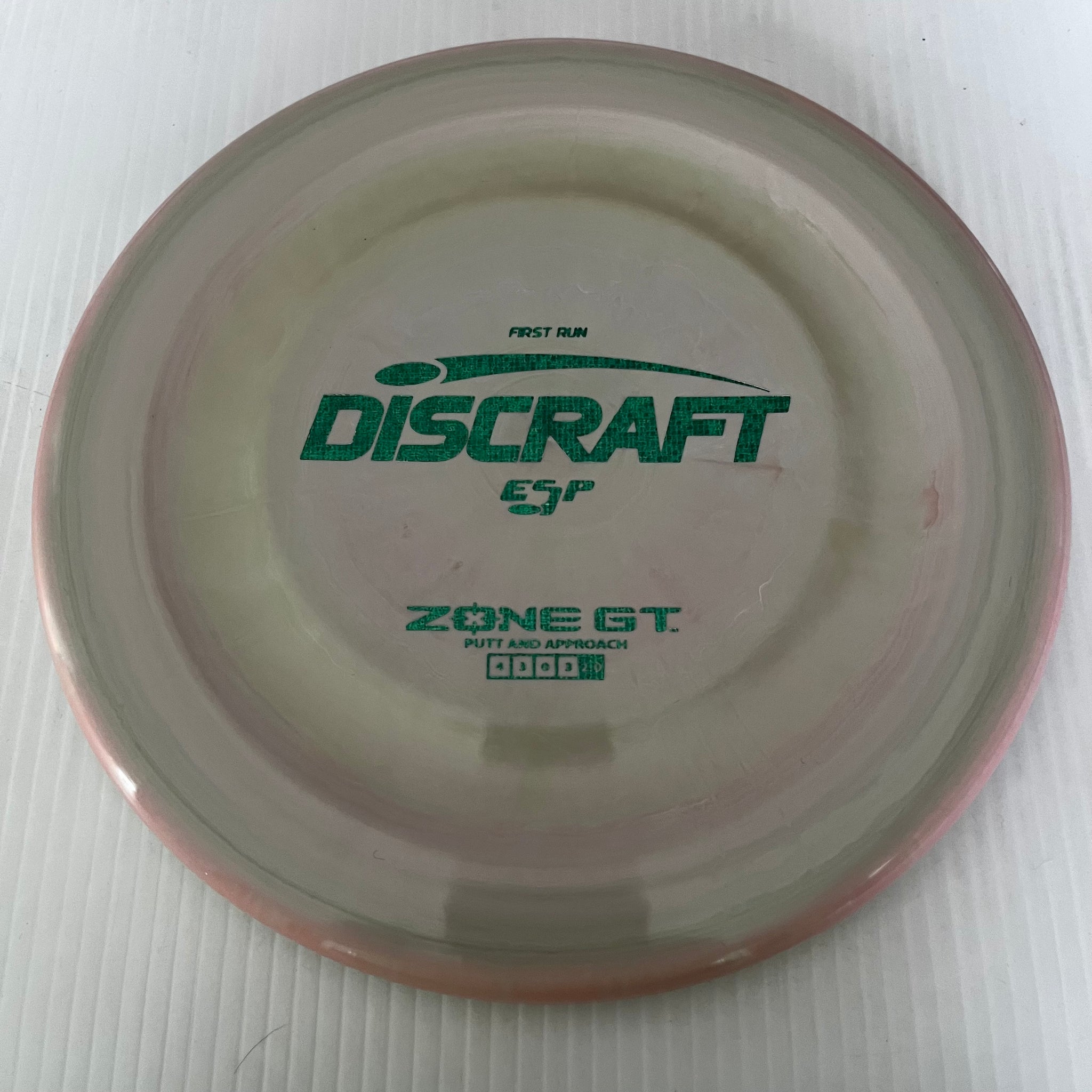Discraft First Run ESP Zone GT 4/3/0/3