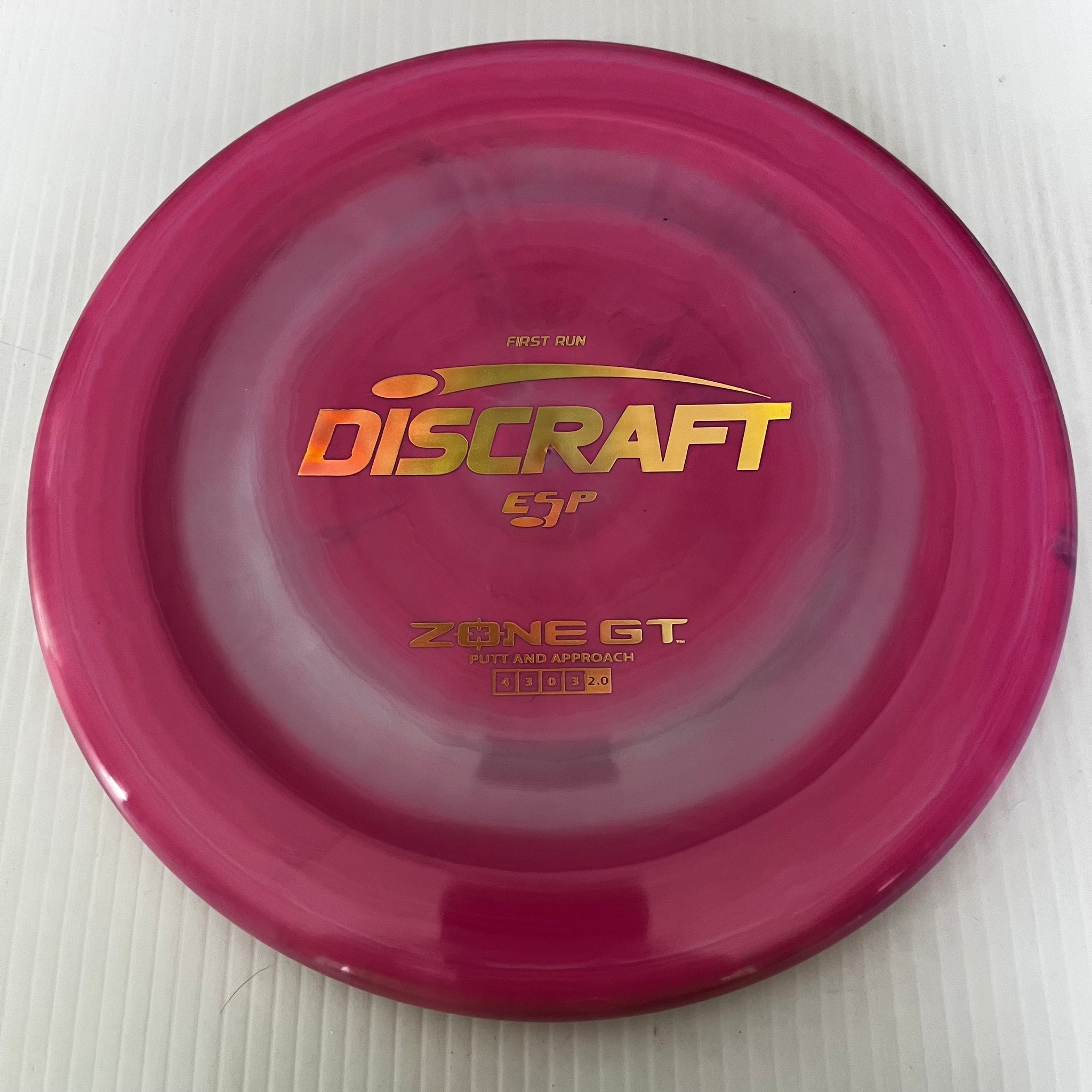 Discraft First Run ESP Zone GT 4/3/0/3