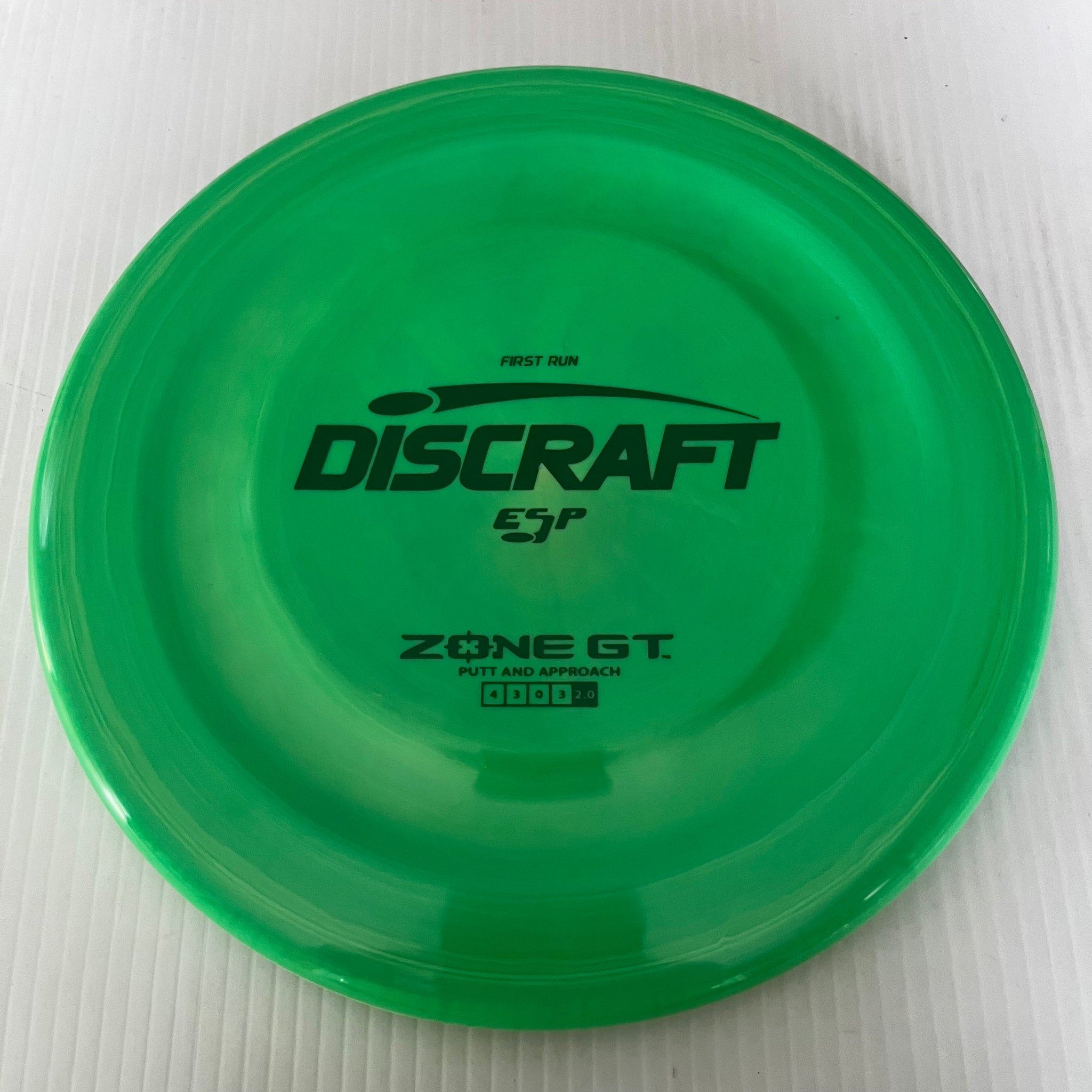Discraft First Run ESP Zone GT 4/3/0/3