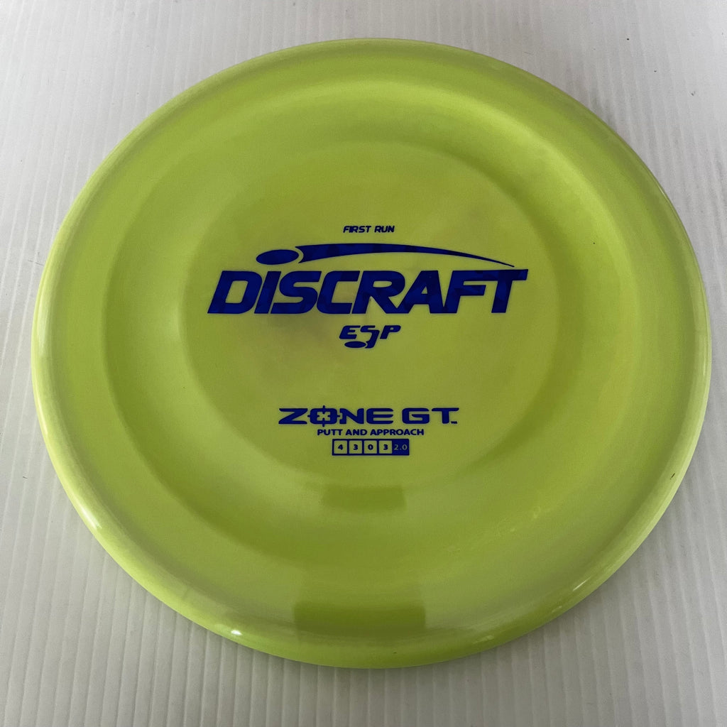 Discraft First Run ESP Zone GT 4/3/0/3