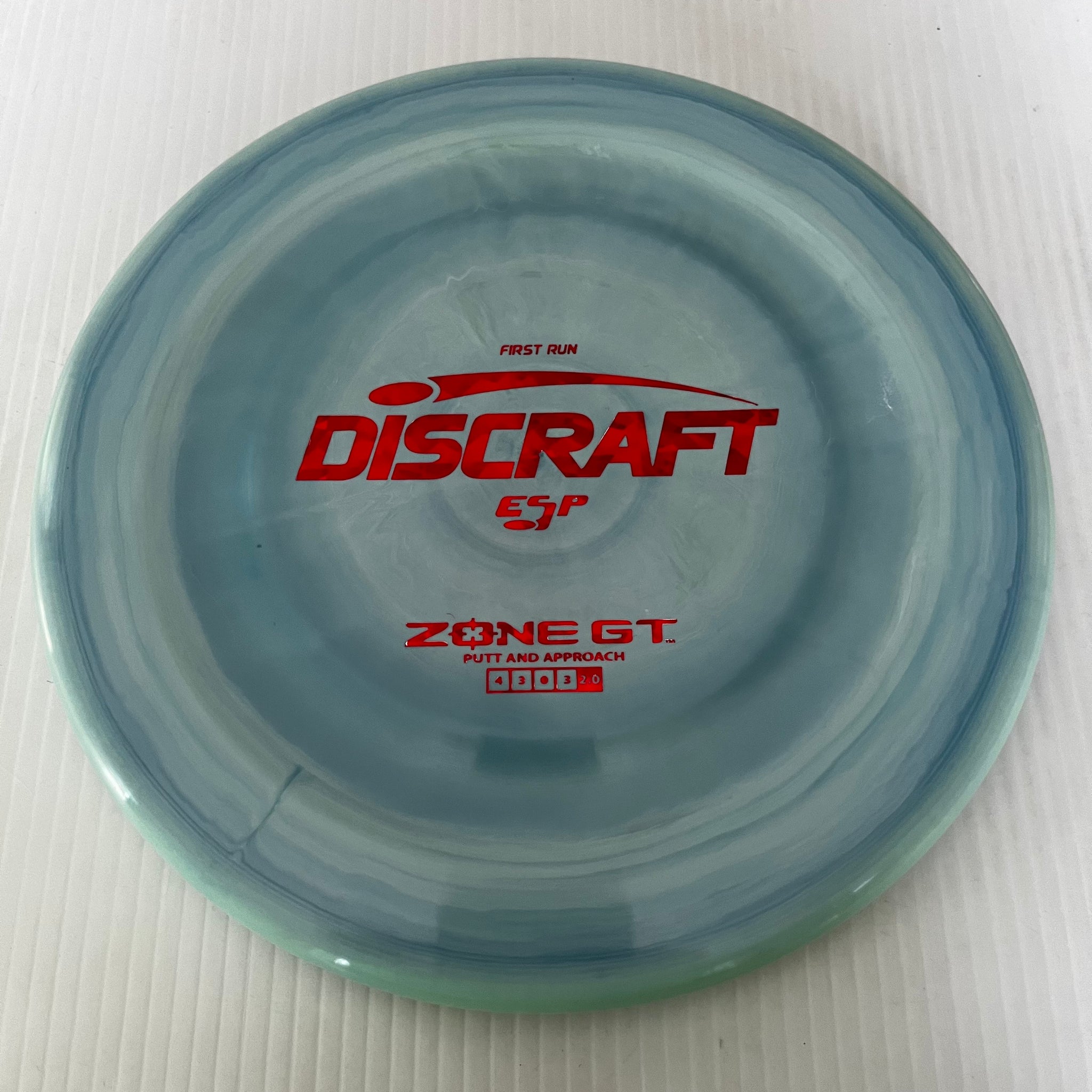 Discraft First Run ESP Zone GT 4/3/0/3