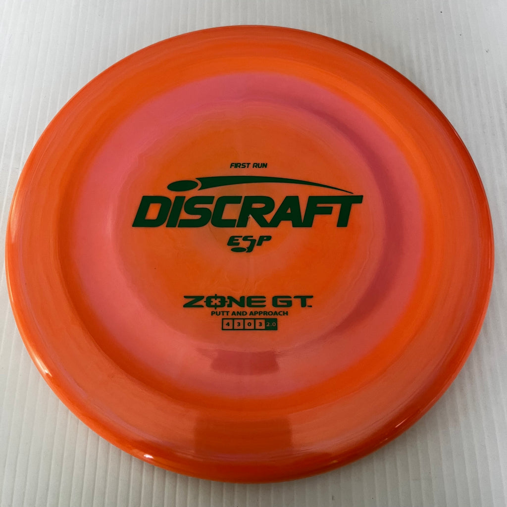 Discraft First Run ESP Zone GT 4/3/0/3