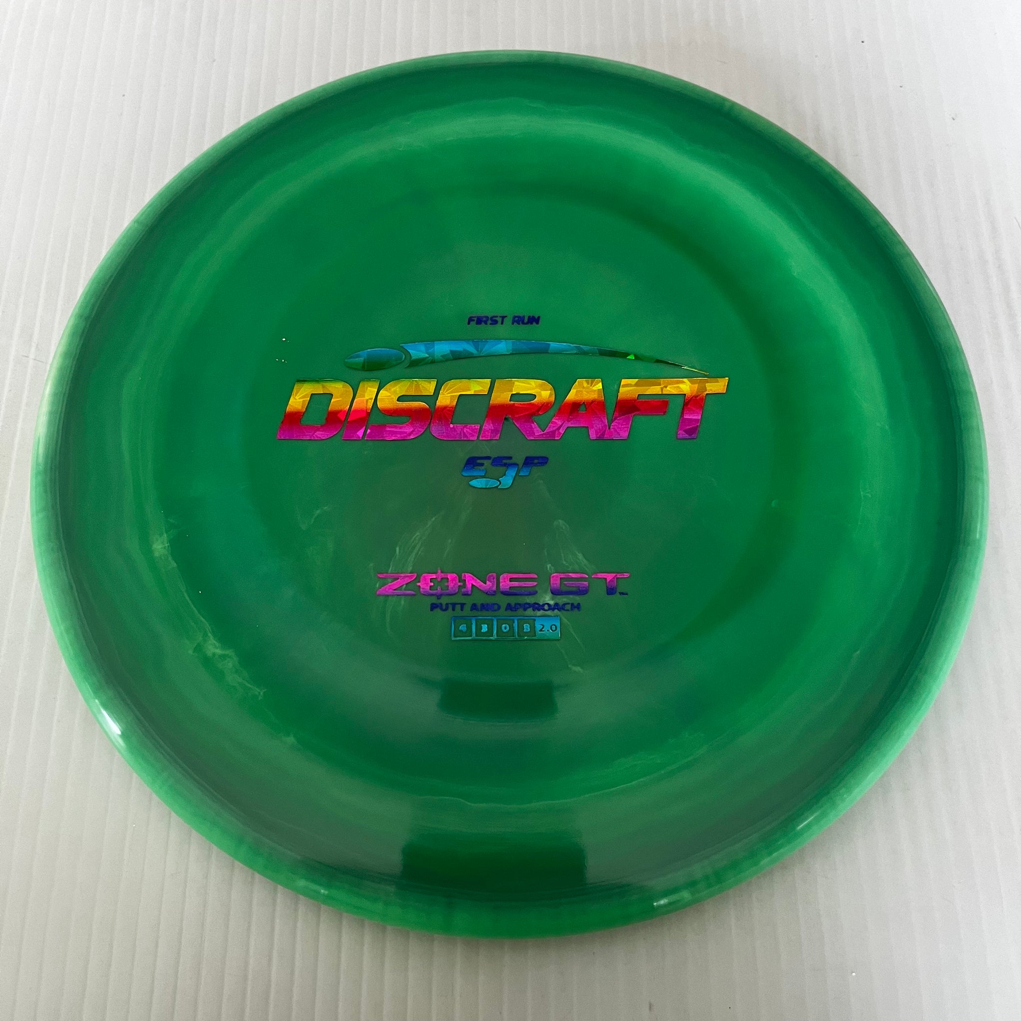 Discraft First Run ESP Zone GT 4/3/0/3