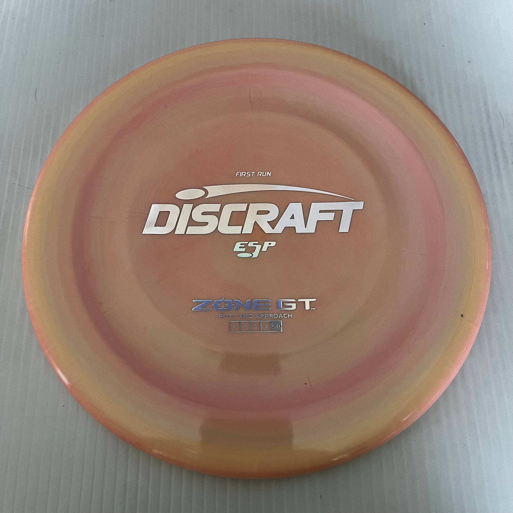 Discraft First Run ESP Zone GT 4/3/0/3
