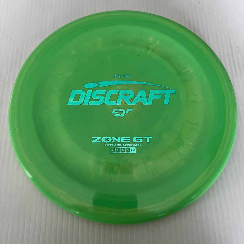 Discraft First Run ESP Zone GT 4/3/0/3