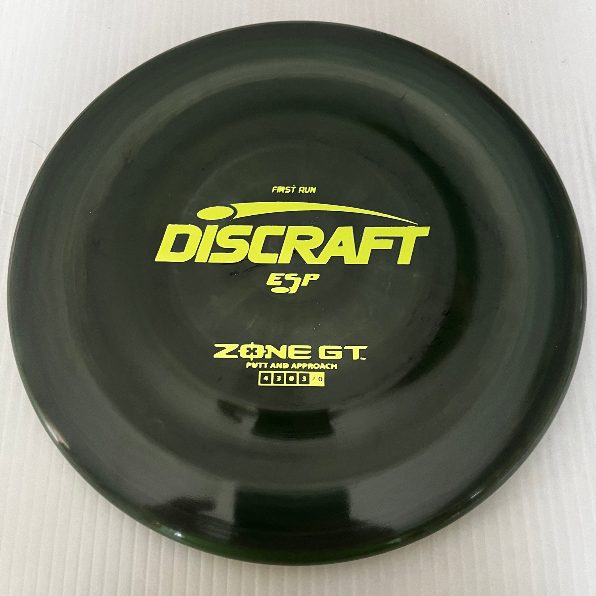 Discraft First Run ESP Zone GT 4/3/0/3