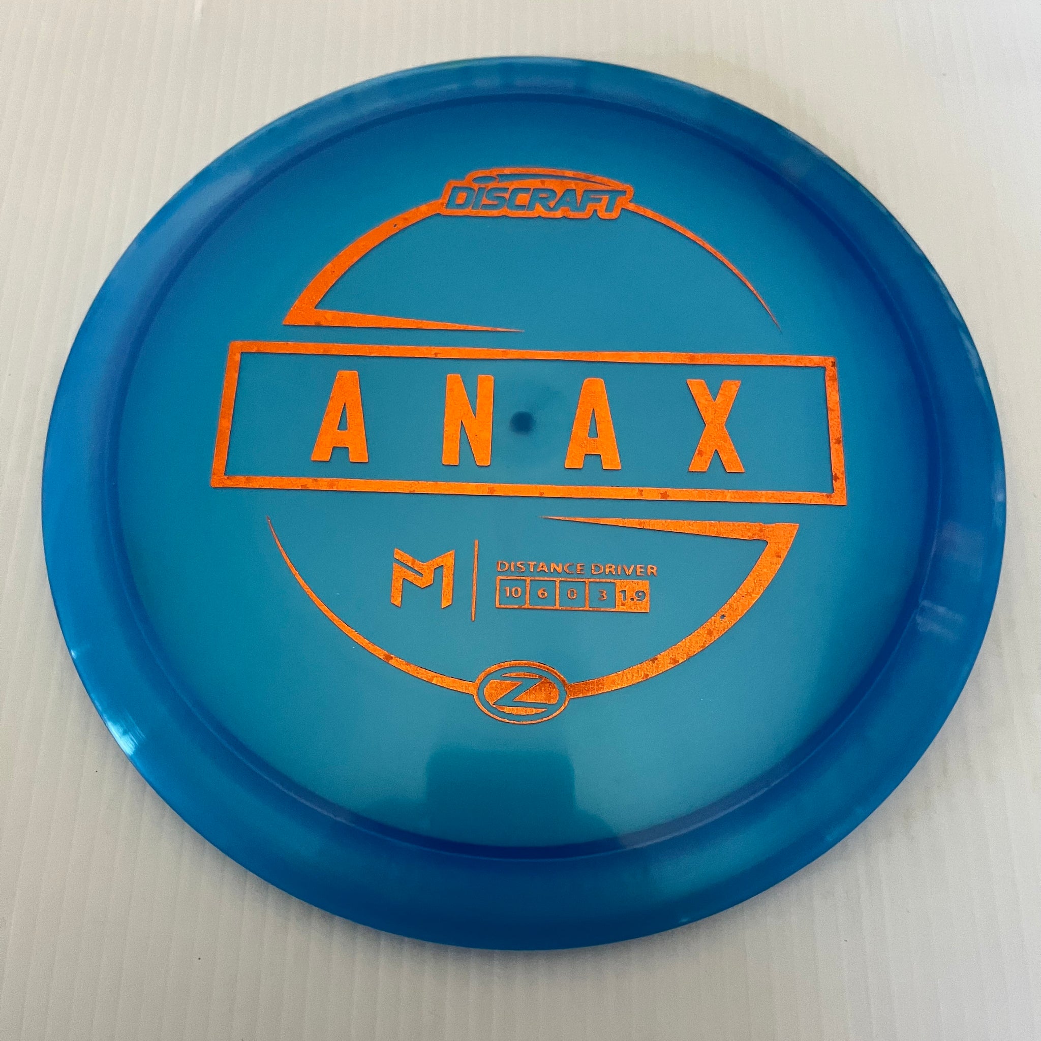 Discraft Paul McBeth Z Anax 10/6/0/3