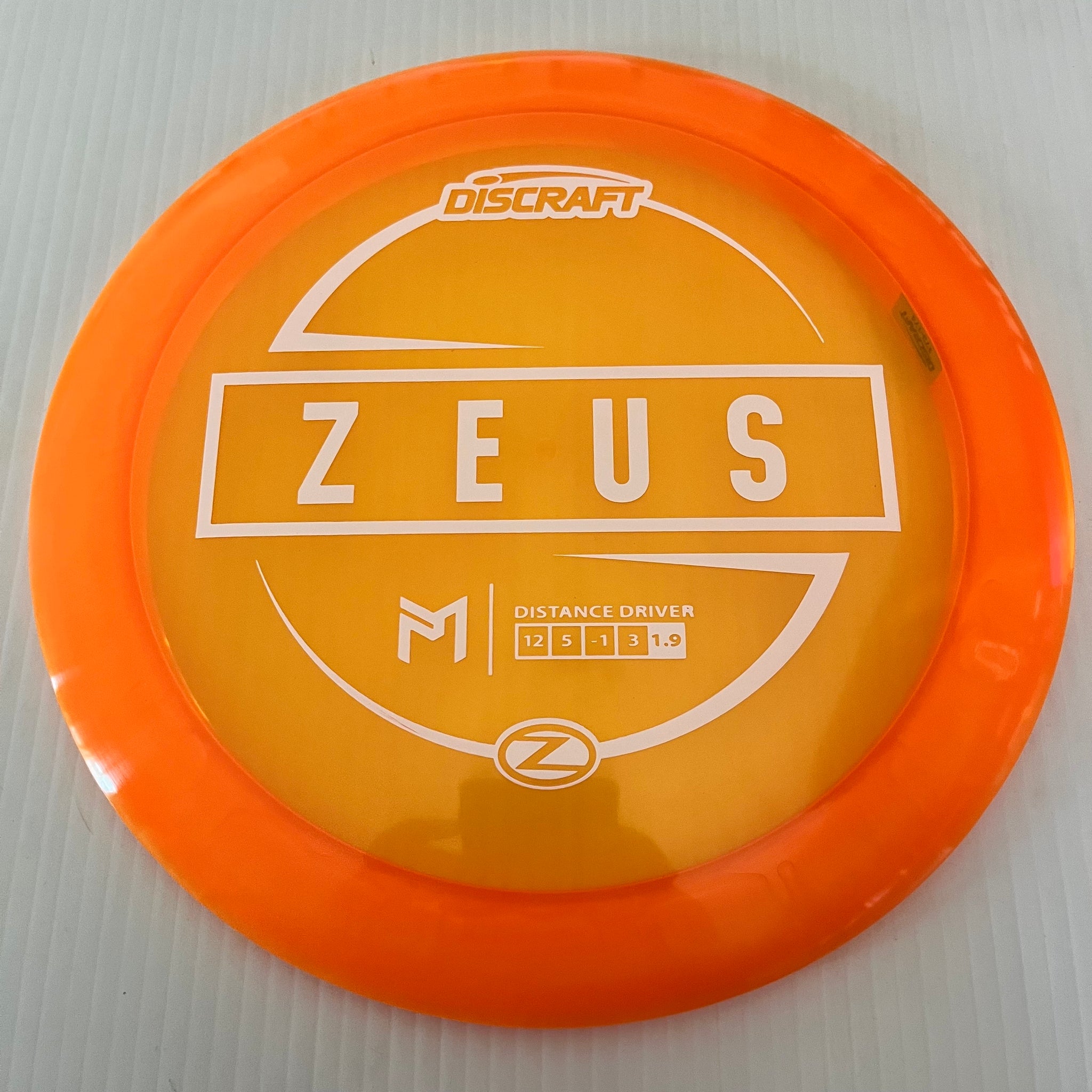 Discraft Paul McBeth Z Zeus 12/5/-1/3