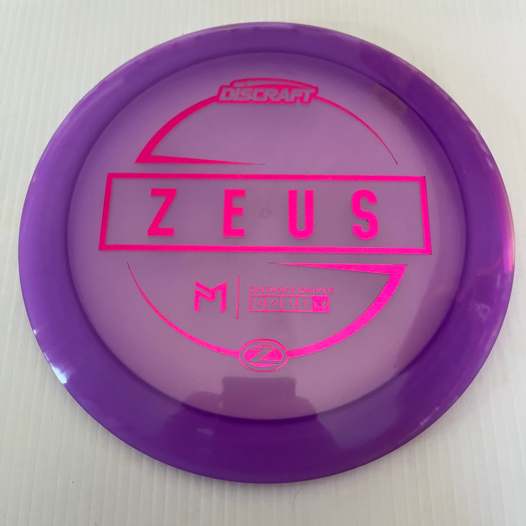 Discraft Paul McBeth Z Zeus 12/5/-1/3