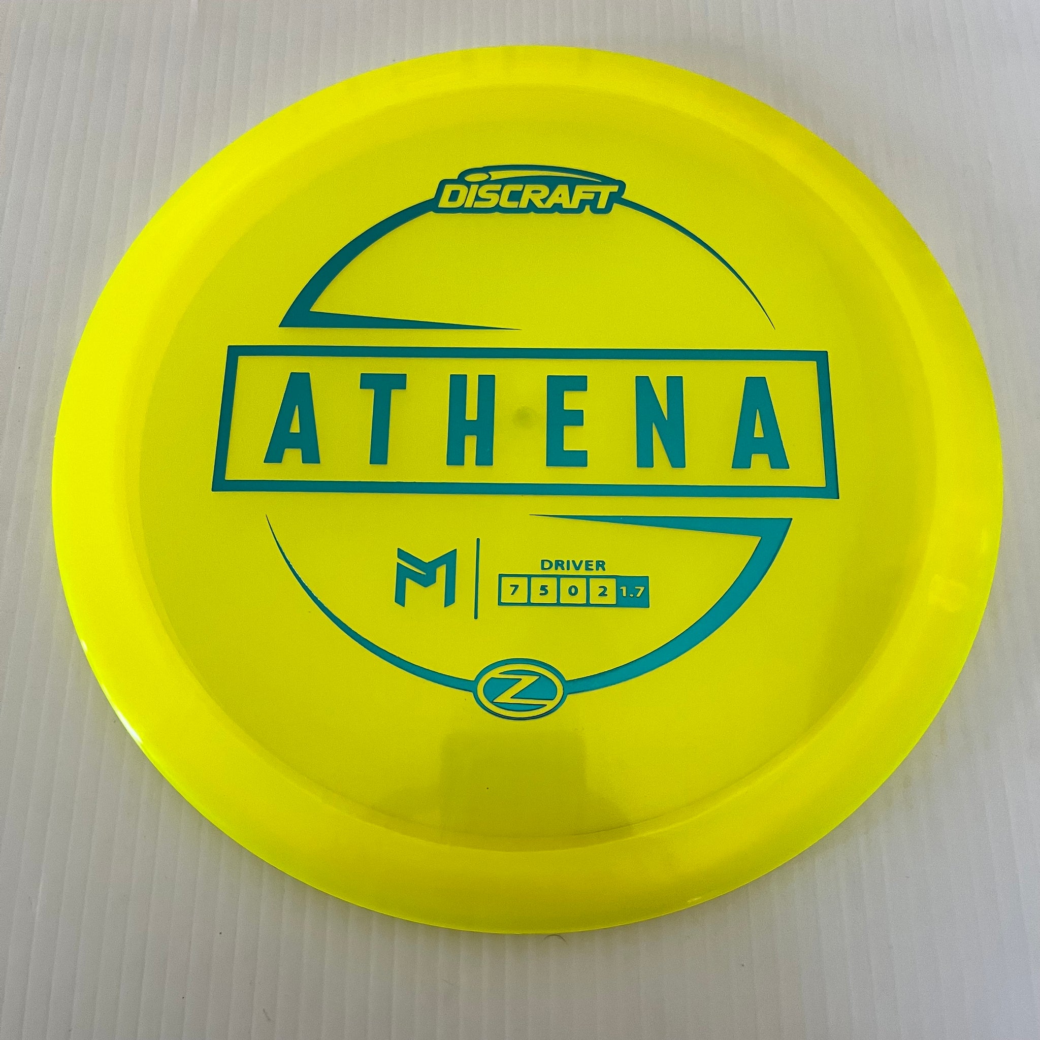 Discraft Paul McBeth Z Athena 7/5/0/2