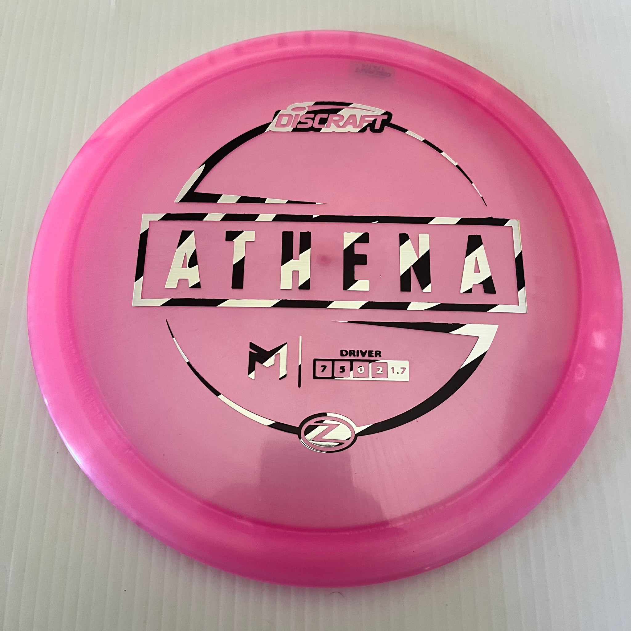 Discraft Paul McBeth Z Athena 7/5/0/2