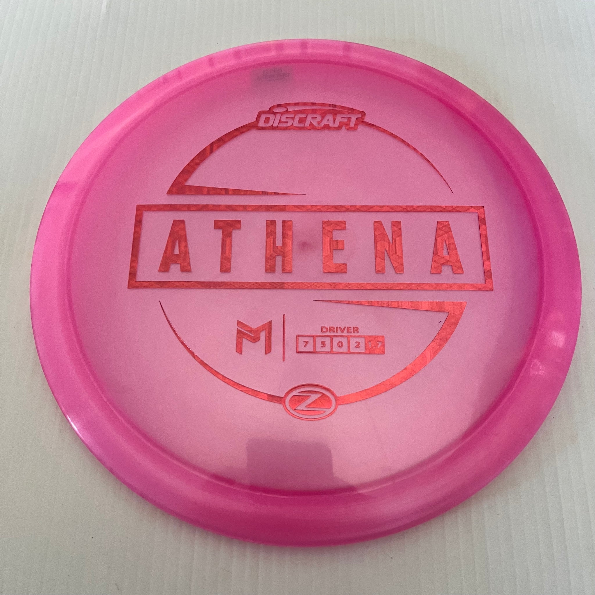 Discraft Paul McBeth Z Athena 7/5/0/2