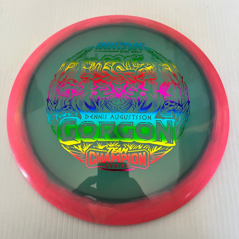 Innova 2025 Dennis Augustsson Team Champion Series Proto Glow Halo Champion Gorgon 10/6/-2/1