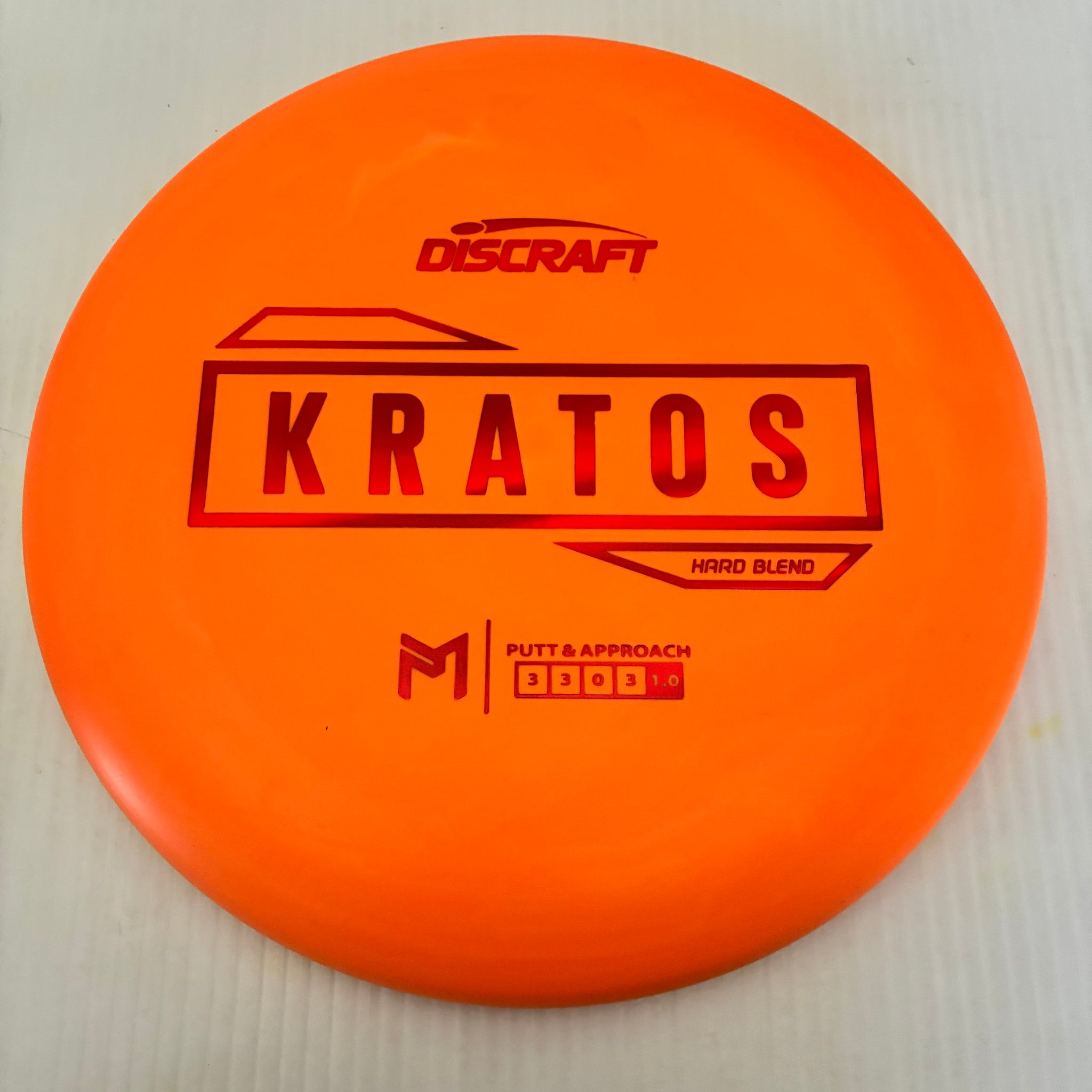 Discraft Paul McBeth Putter Line Hard Kratos 3/3/0/3
