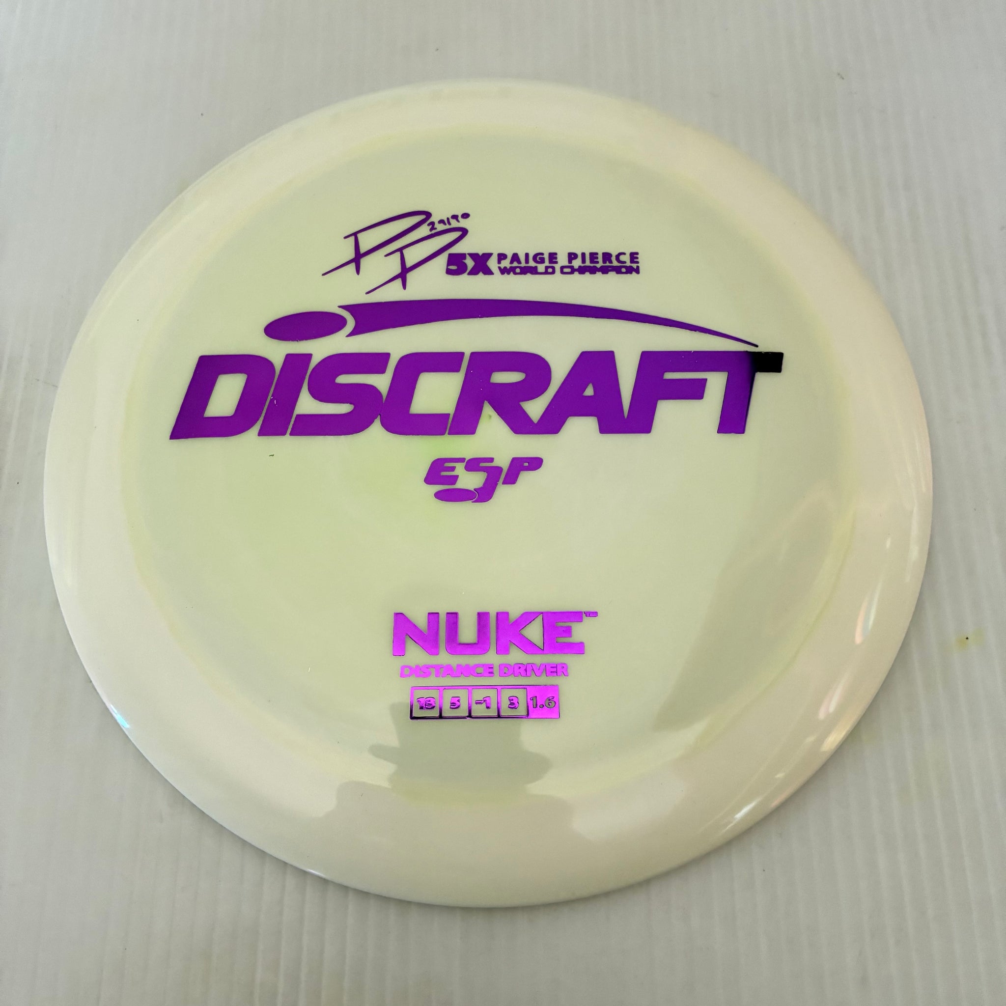 Discraft 5x Paige Pierce ESP Nuke 13/5/-1/3 (173-174g)