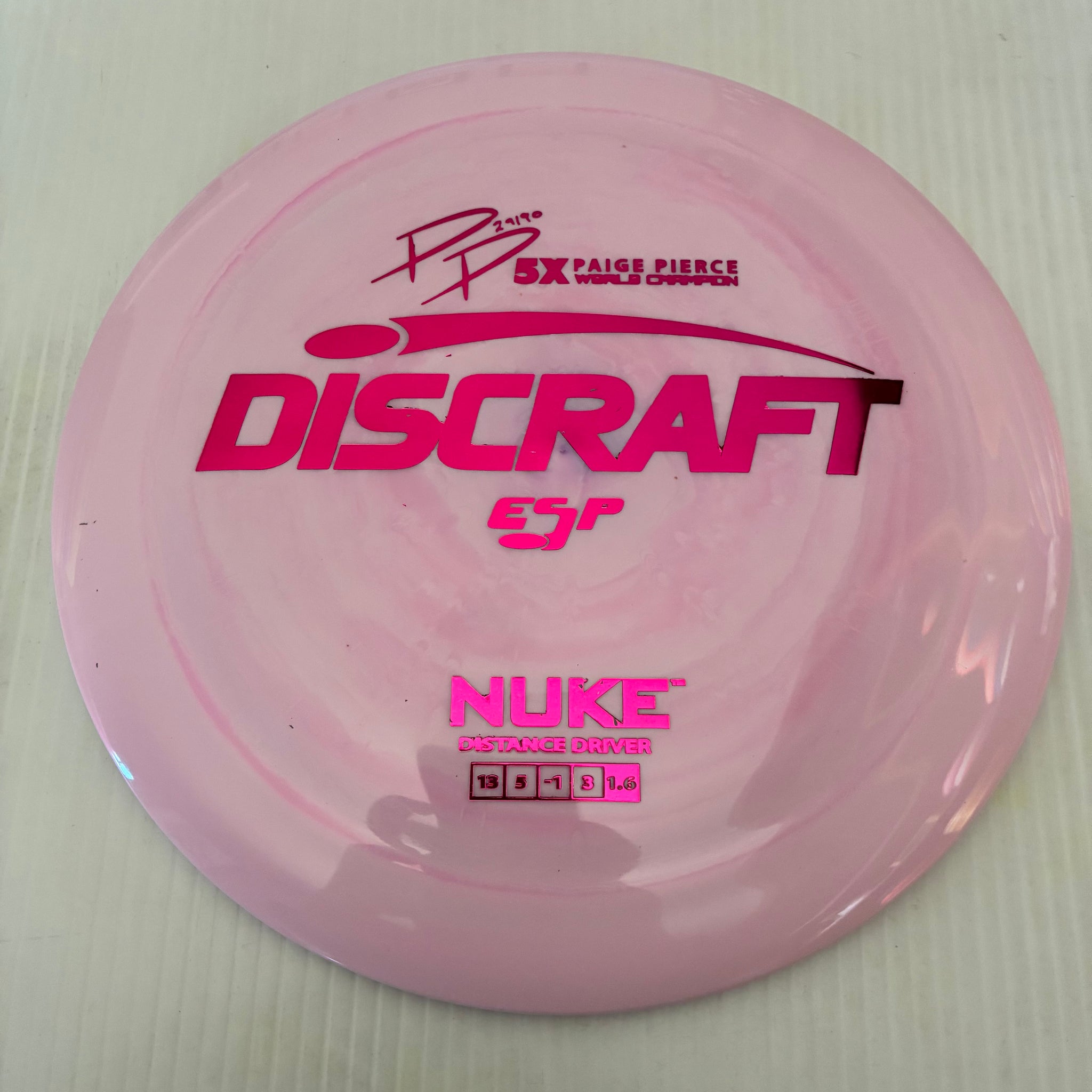 Discraft 5x Paige Pierce ESP Nuke 13/5/-1/3 (173-174g)