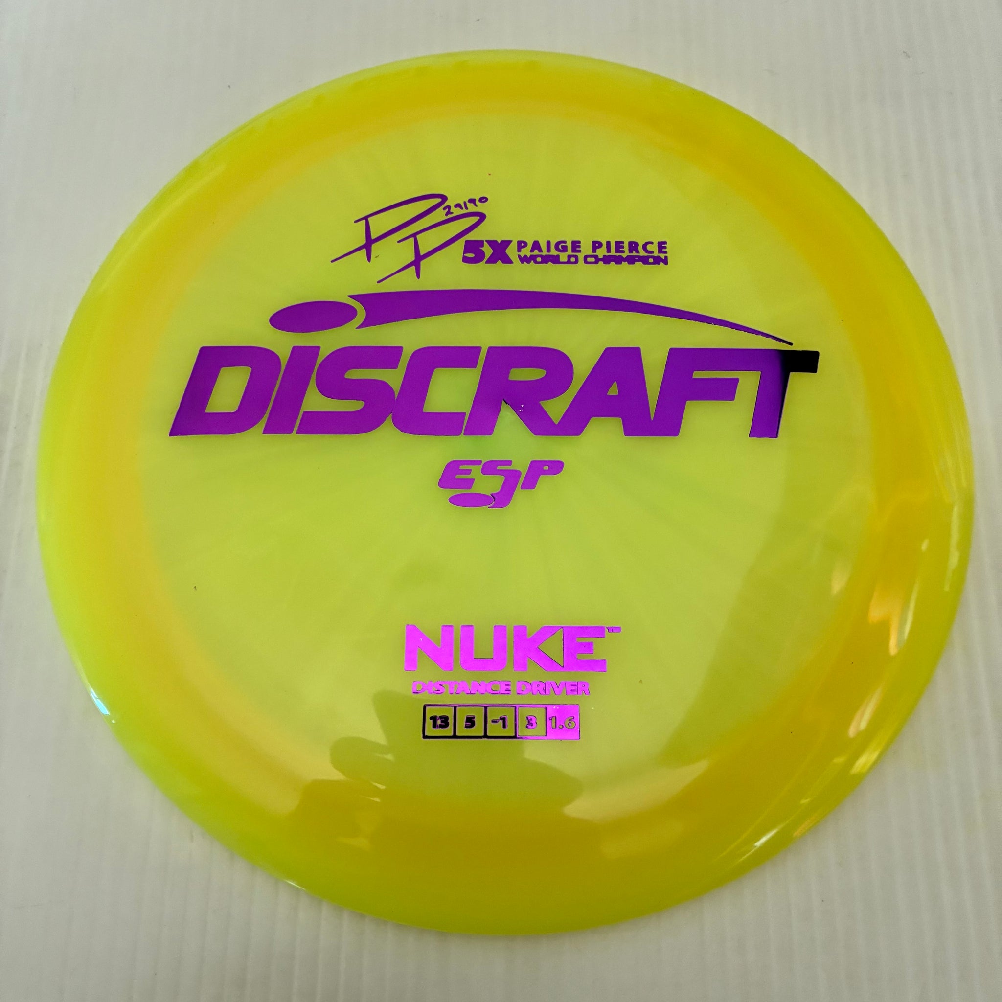 Discraft 5x Paige Pierce ESP Nuke 13/5/-1/3 (173-174g)