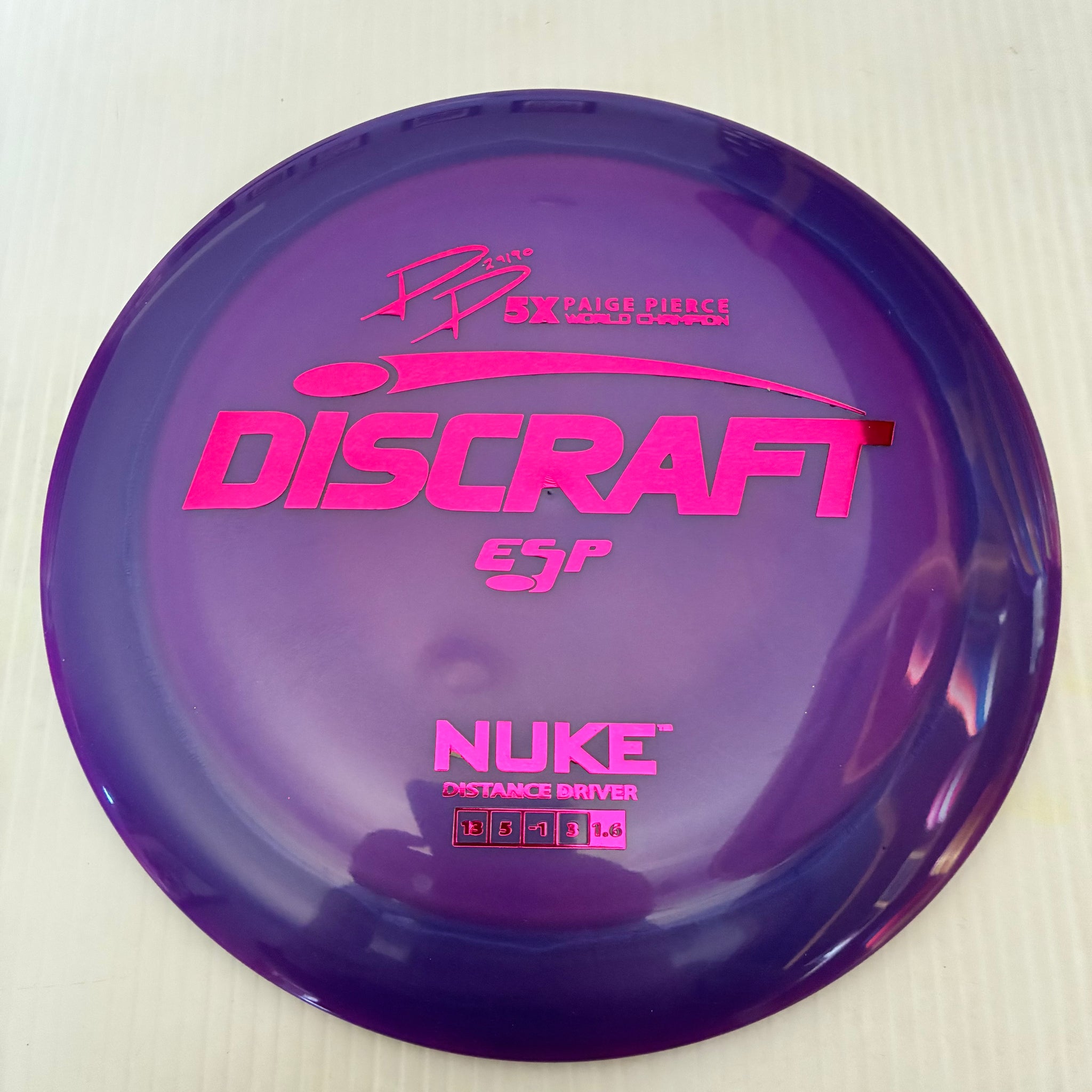 Discraft 5x Paige Pierce ESP Nuke 13/5/-1/3 (173-174g)