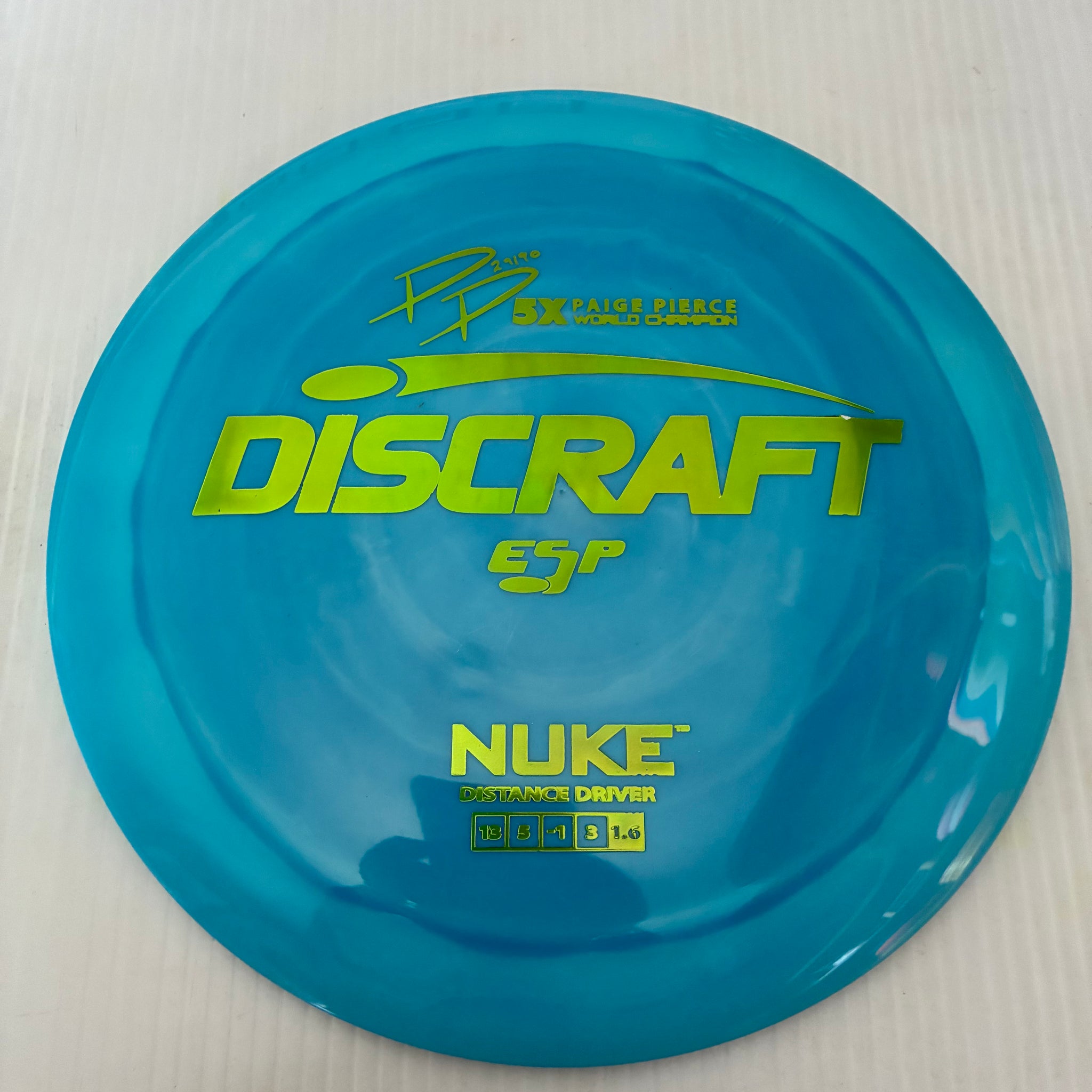 Discraft 5x Paige Pierce ESP Nuke 13/5/-1/3 (173-174g)