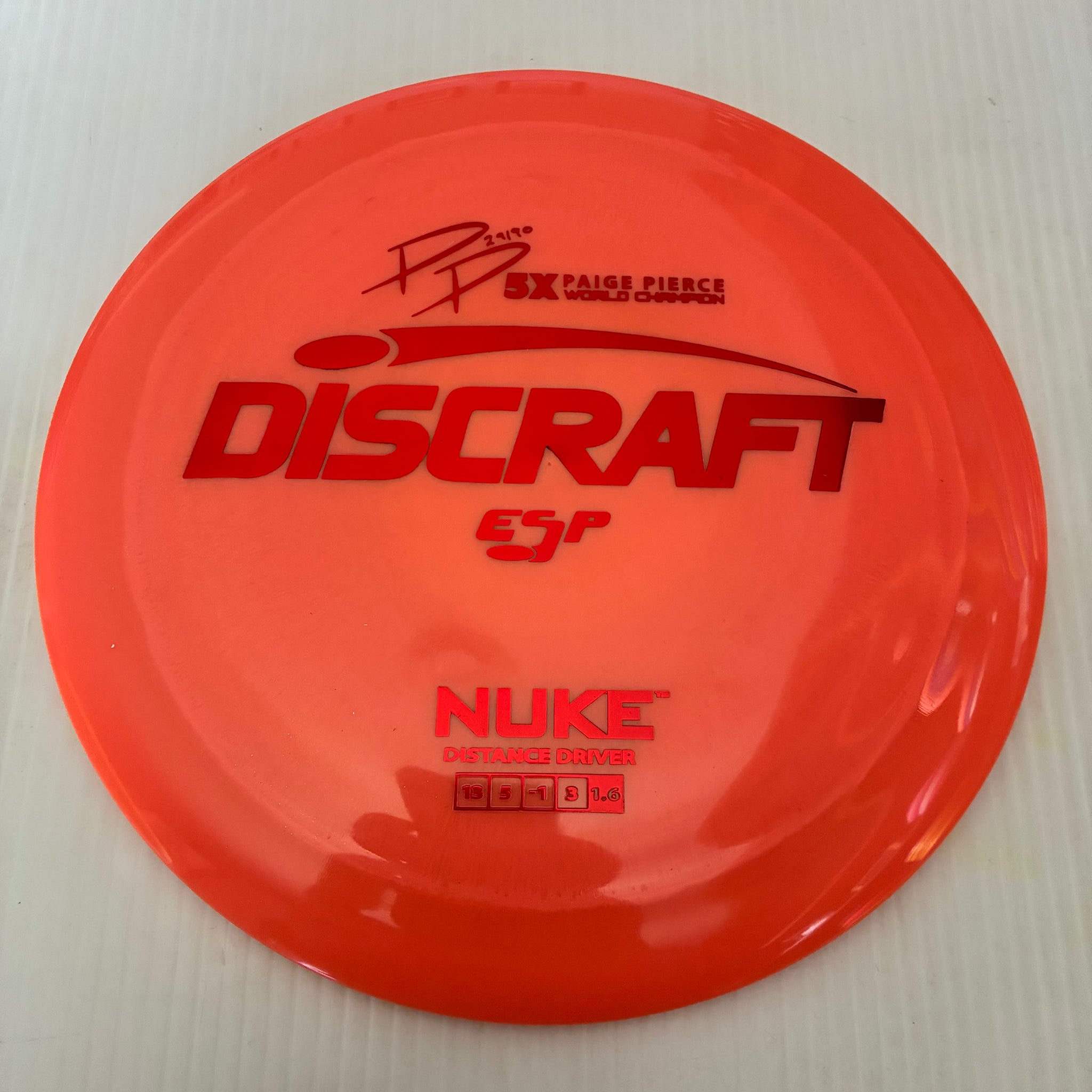 Discraft 5x Paige Pierce ESP Nuke 13/5/-1/3 (173-174g)