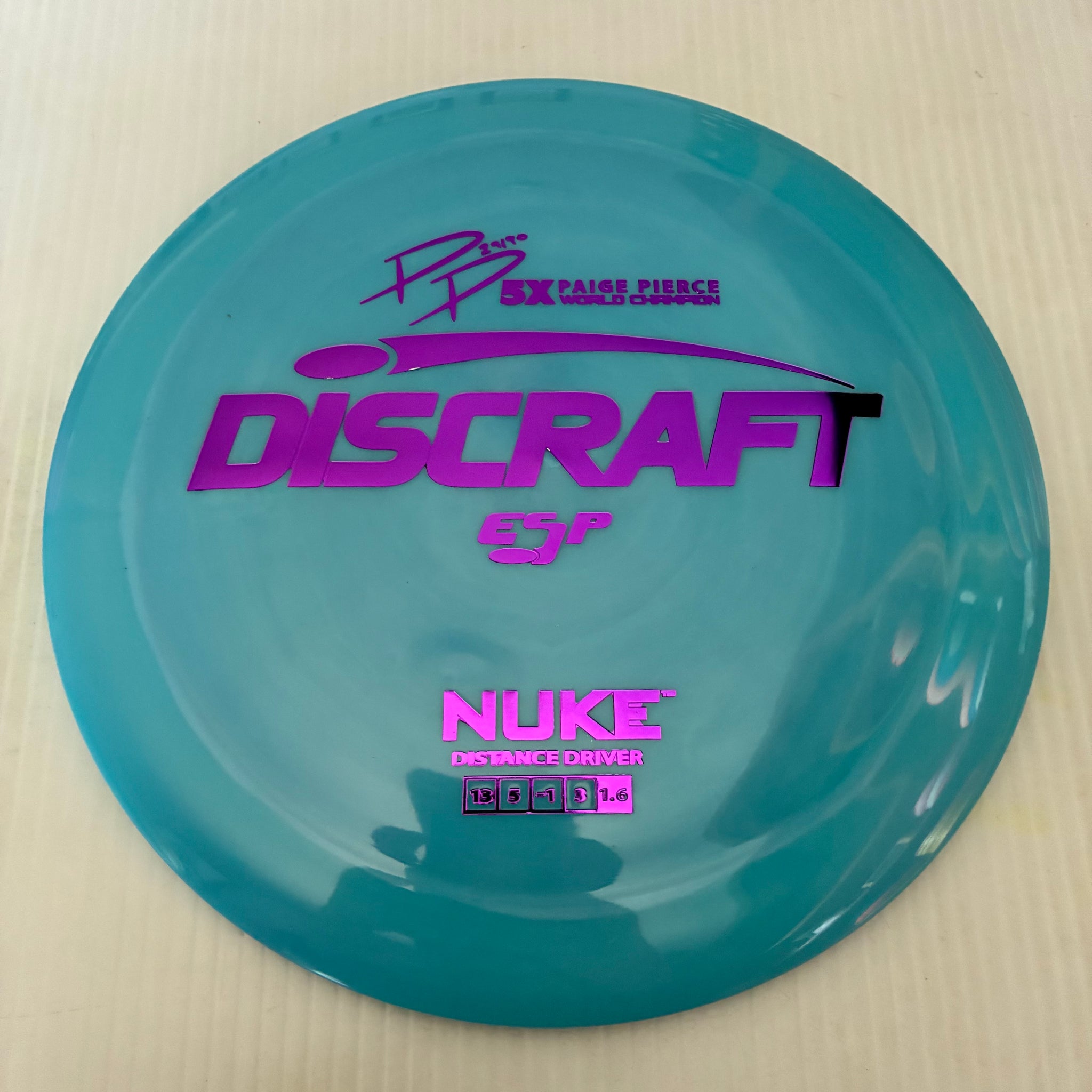 Discraft 5x Paige Pierce ESP Nuke 13/5/-1/3 (173-174g)