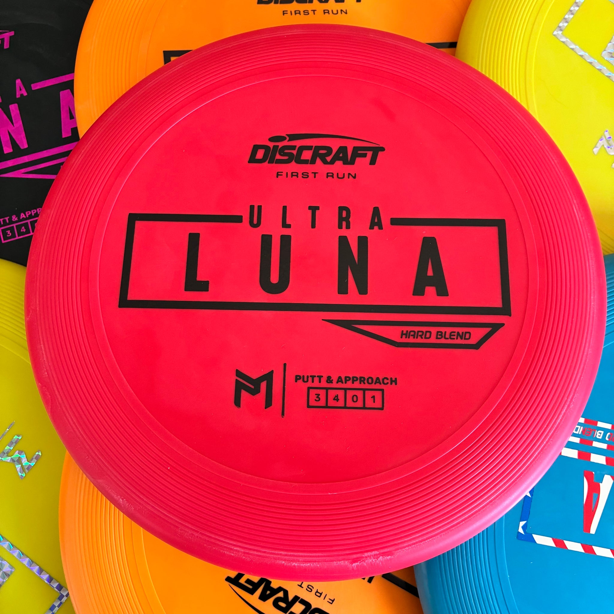 Discraft First Run Putter Line Hard Ultra Luna 3/4/0/2