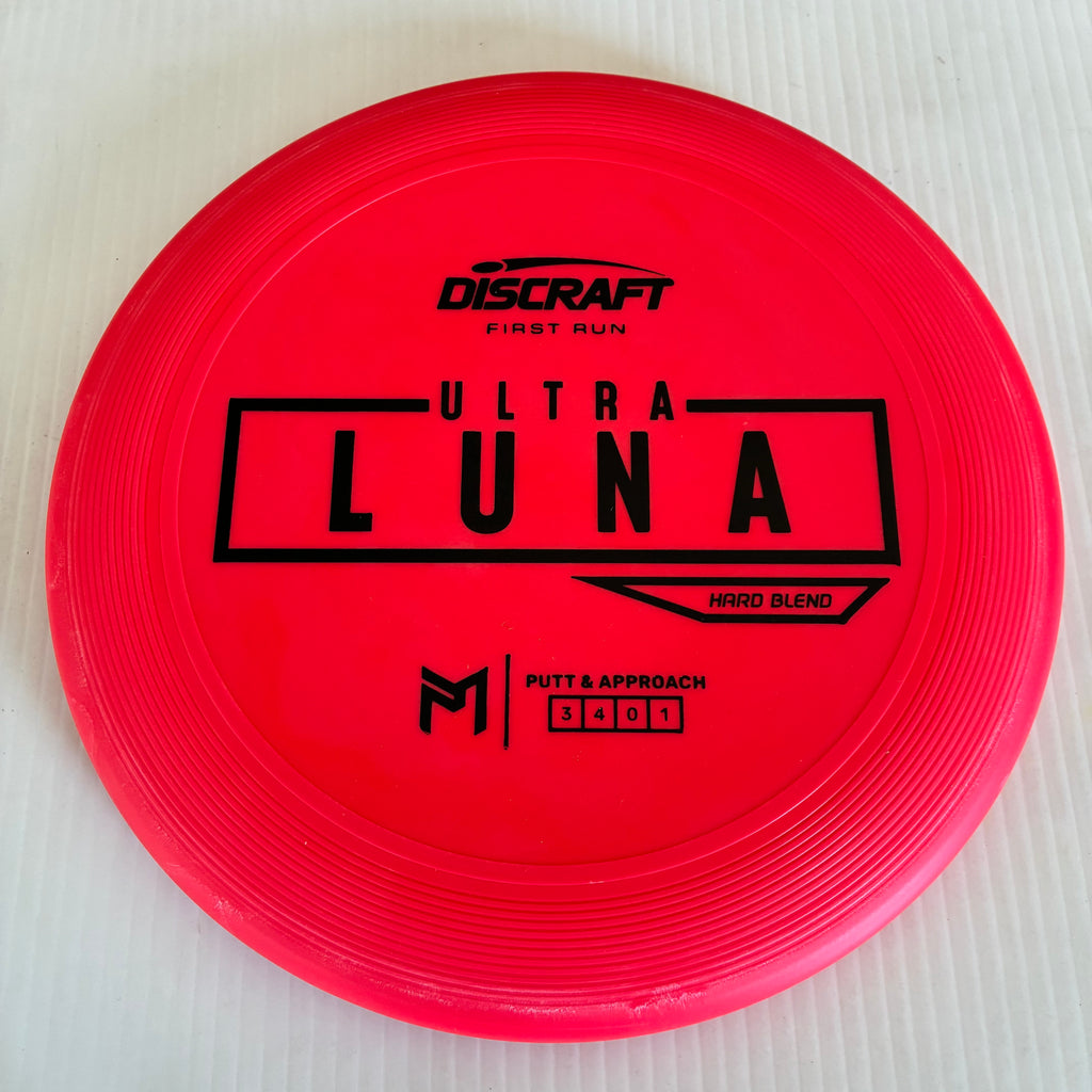 Discraft First Run Putter Line Hard Ultra Luna 3/4/0/2