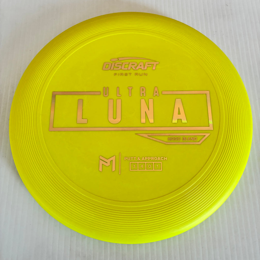 Discraft First Run Putter Line Hard Ultra Luna 3/4/0/2