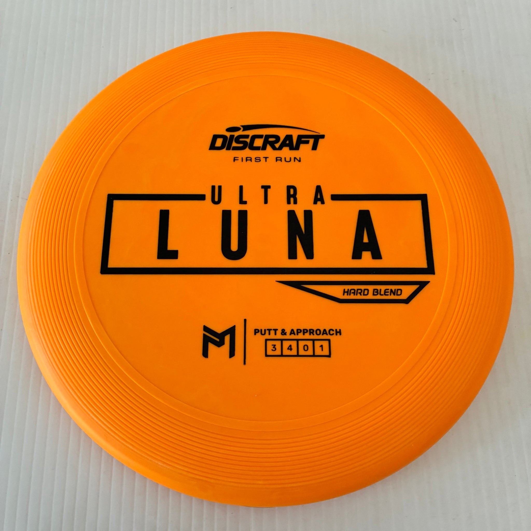 Discraft First Run Putter Line Hard Ultra Luna 3/4/0/2