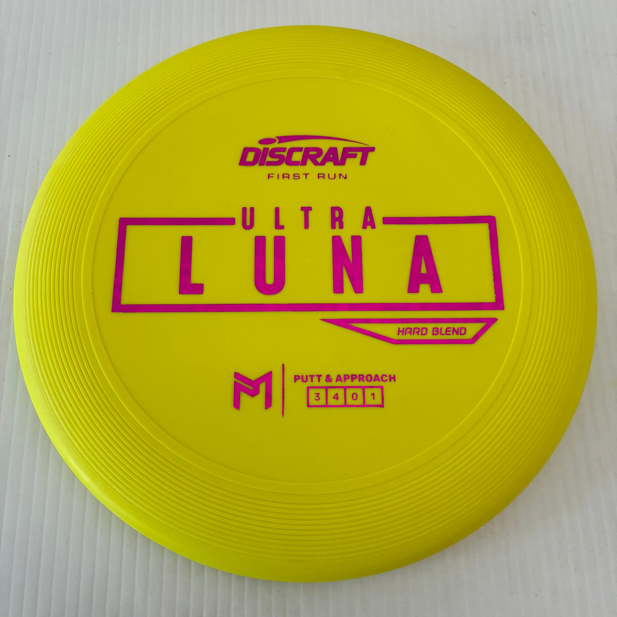 Discraft First Run Putter Line Hard Ultra Luna 3/4/0/2
