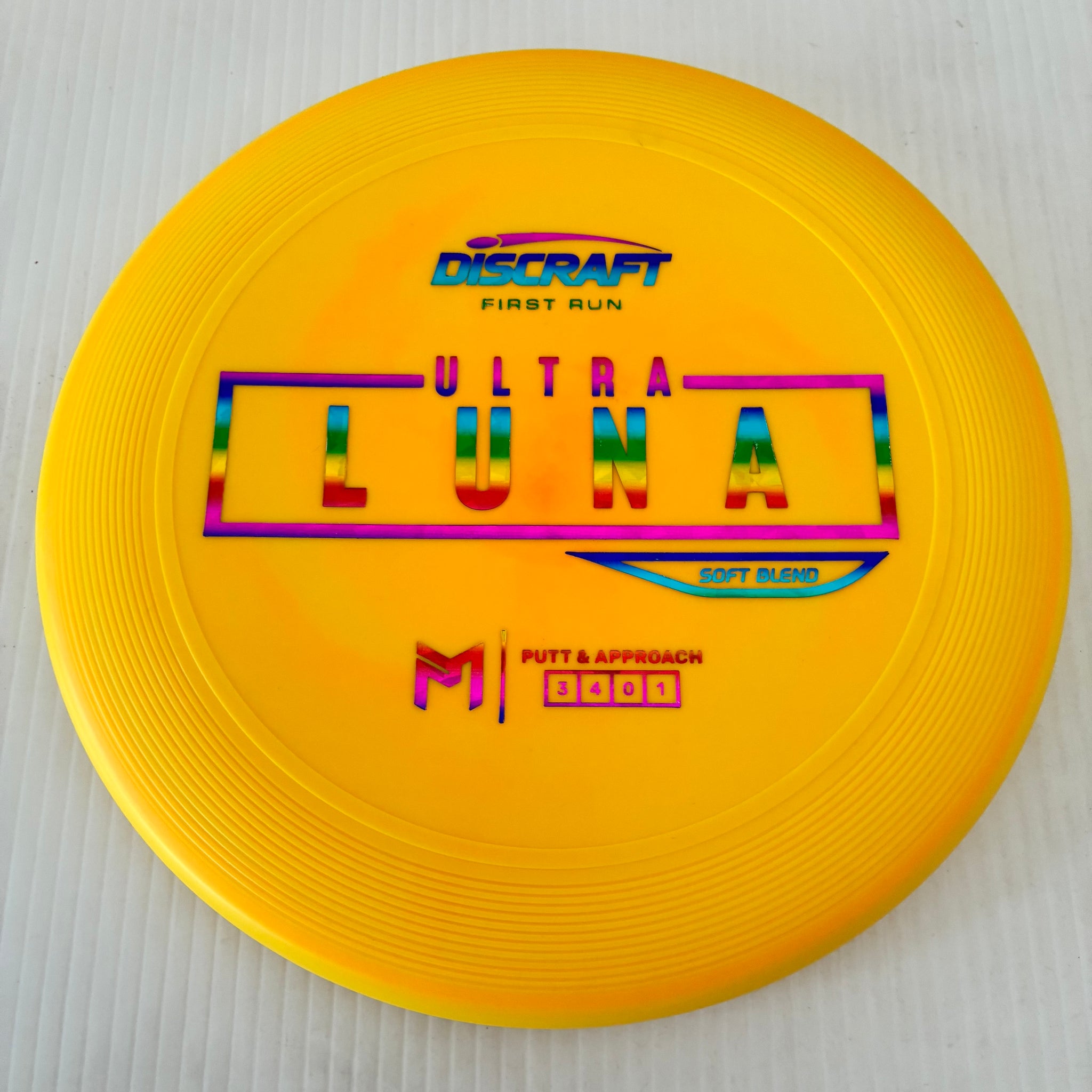 Discraft First Run Putter Line Soft Ultra Luna 3/4/0/2