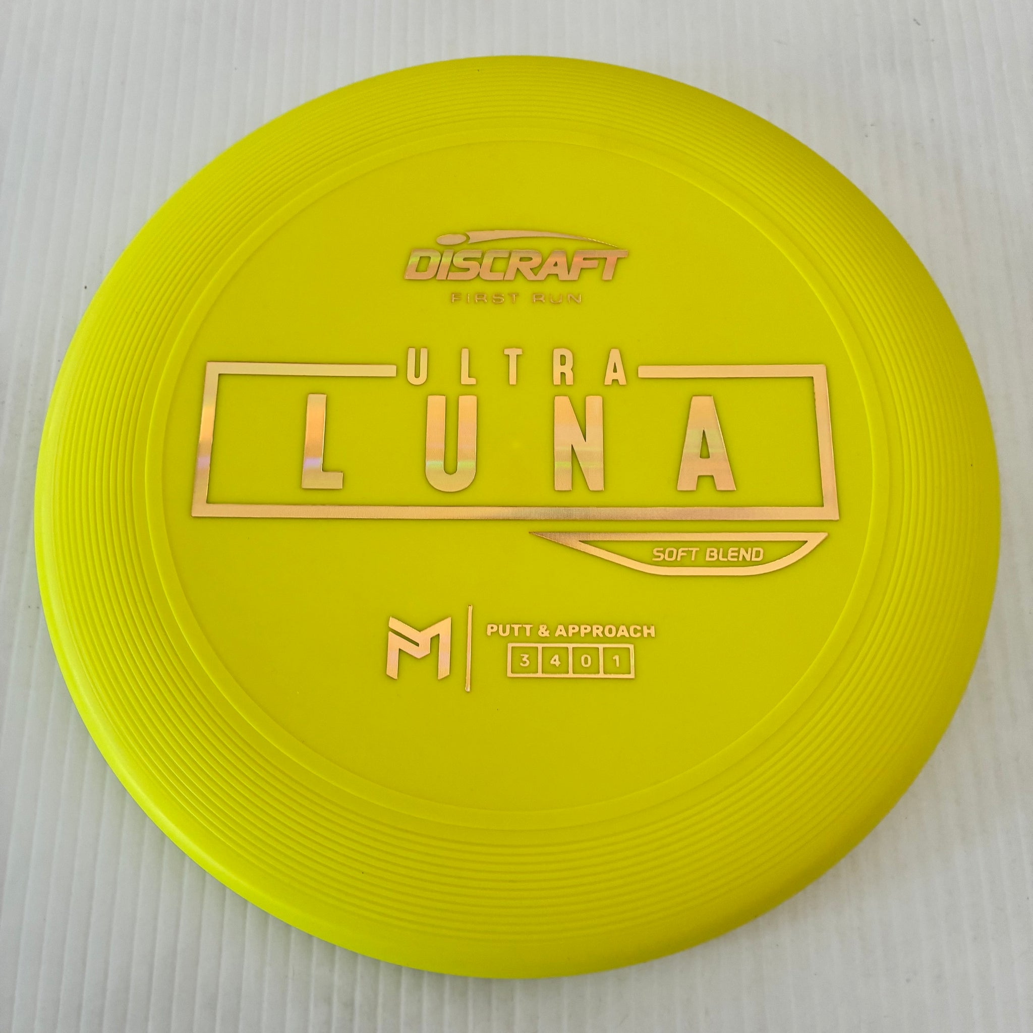 Discraft First Run Putter Line Soft Ultra Luna 3/4/0/2