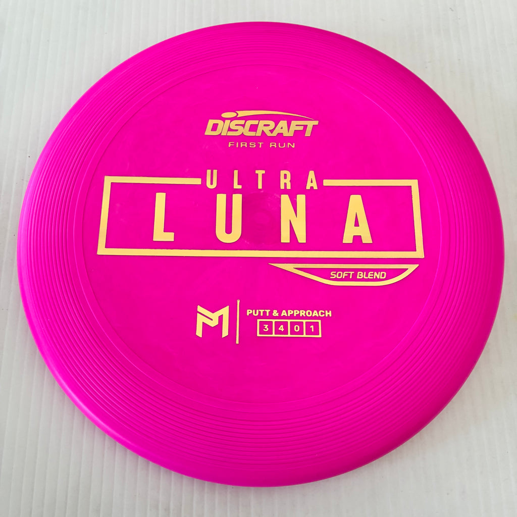 Discraft First Run Putter Line Soft Ultra Luna 3/4/0/2