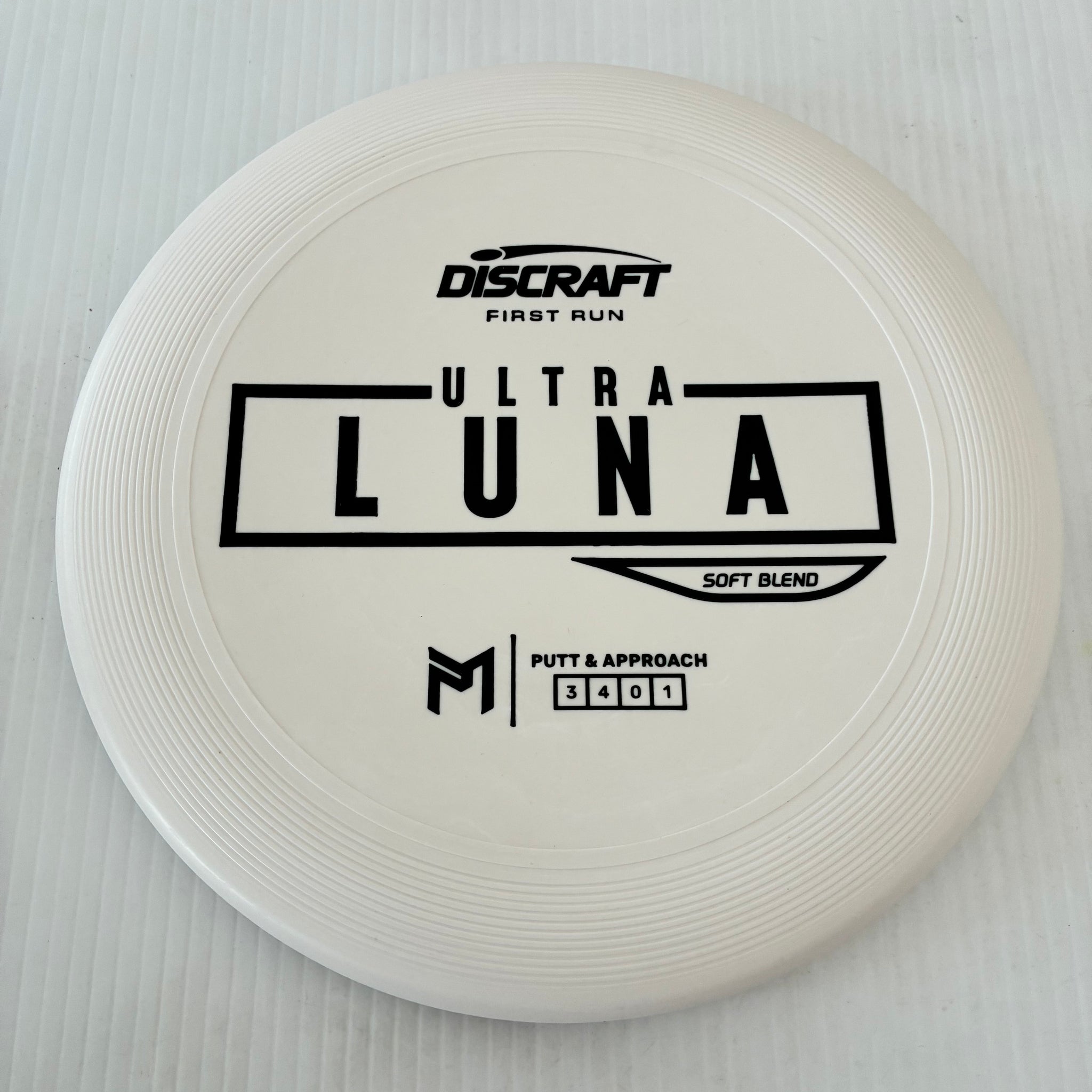 Discraft First Run Putter Line Soft Ultra Luna 3/4/0/2
