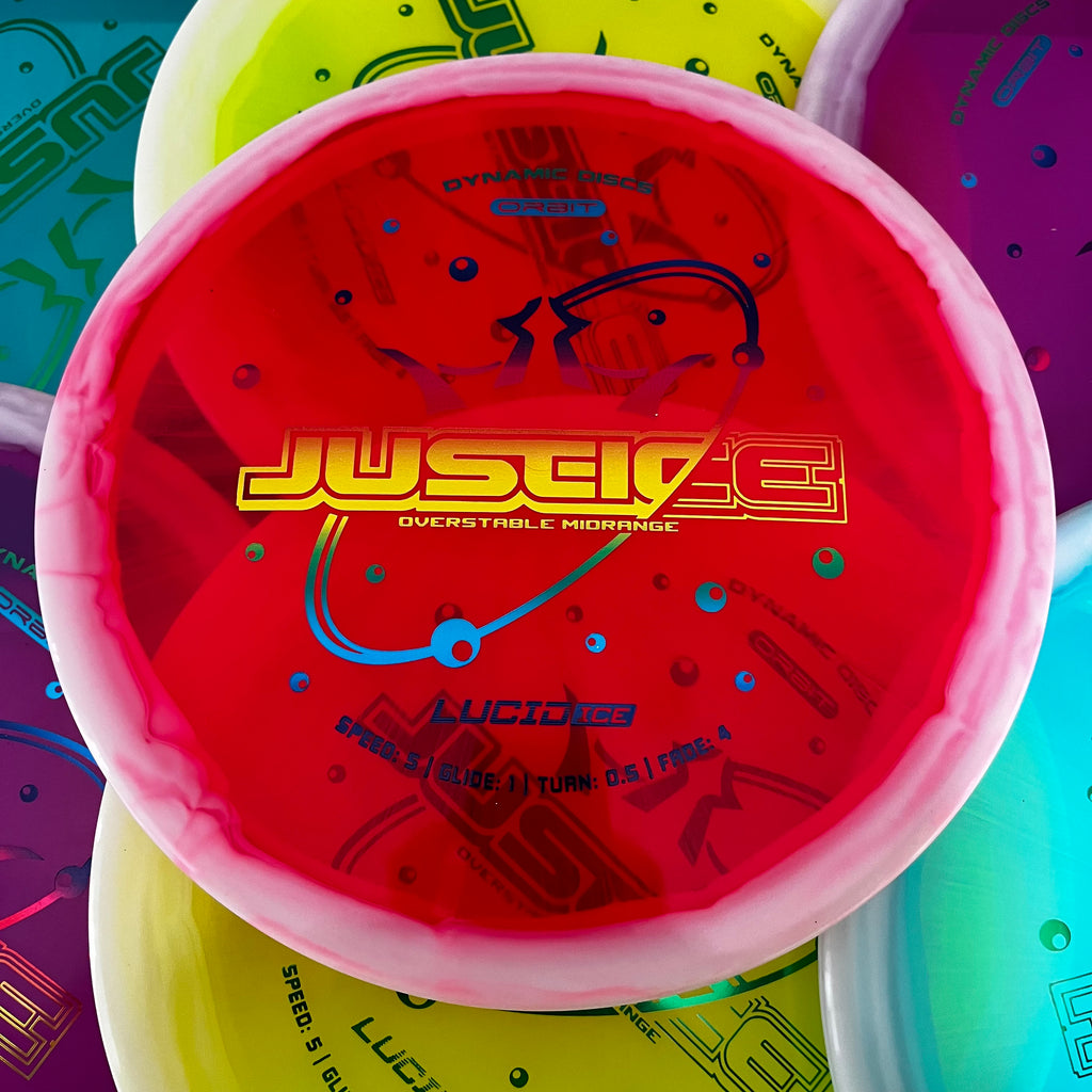Dynamic Discs Lucid Ice Orbit Justice 5/1/0.5/4