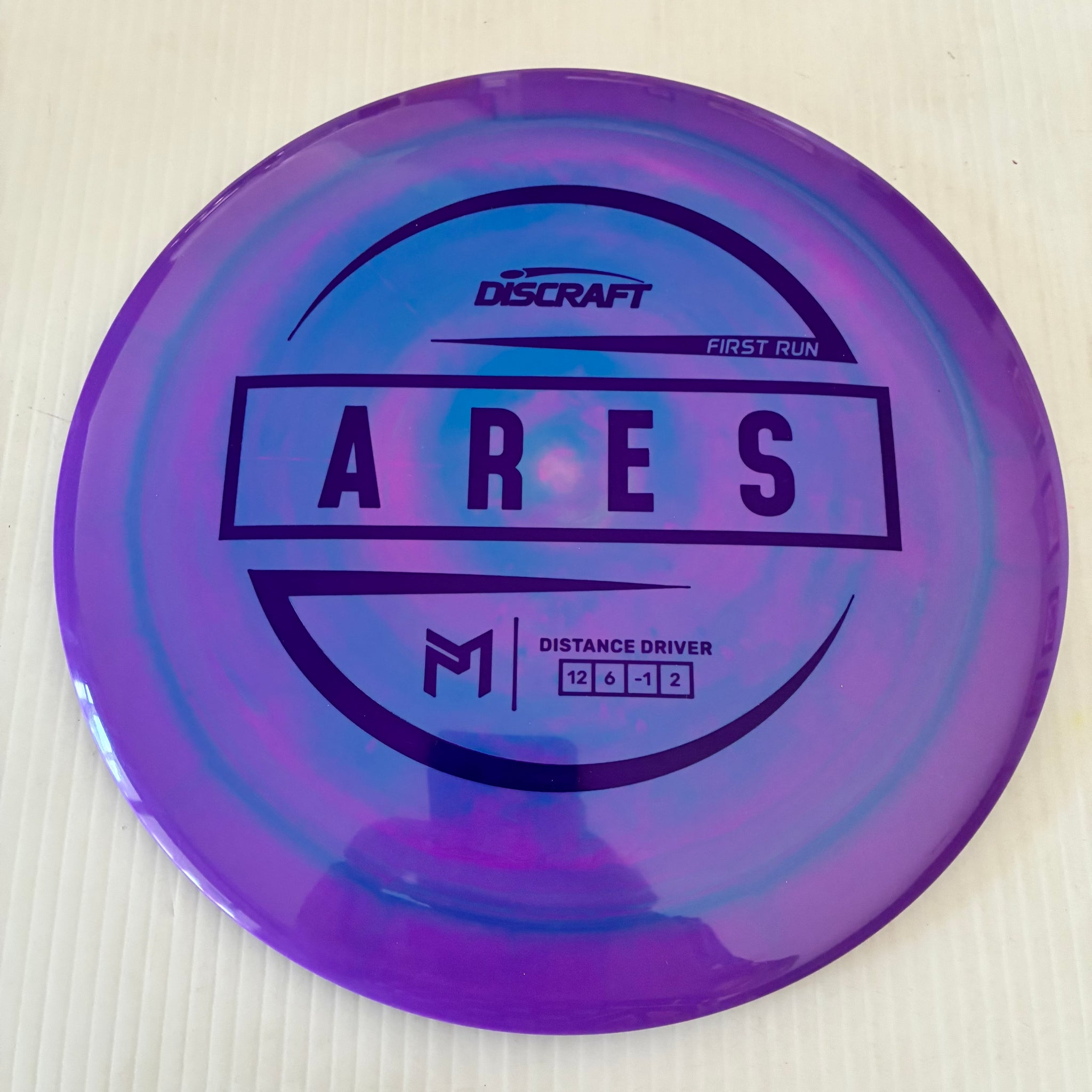 Discraft First Run Paul McBeth Swirly ESP Ares 12/6/-1/2