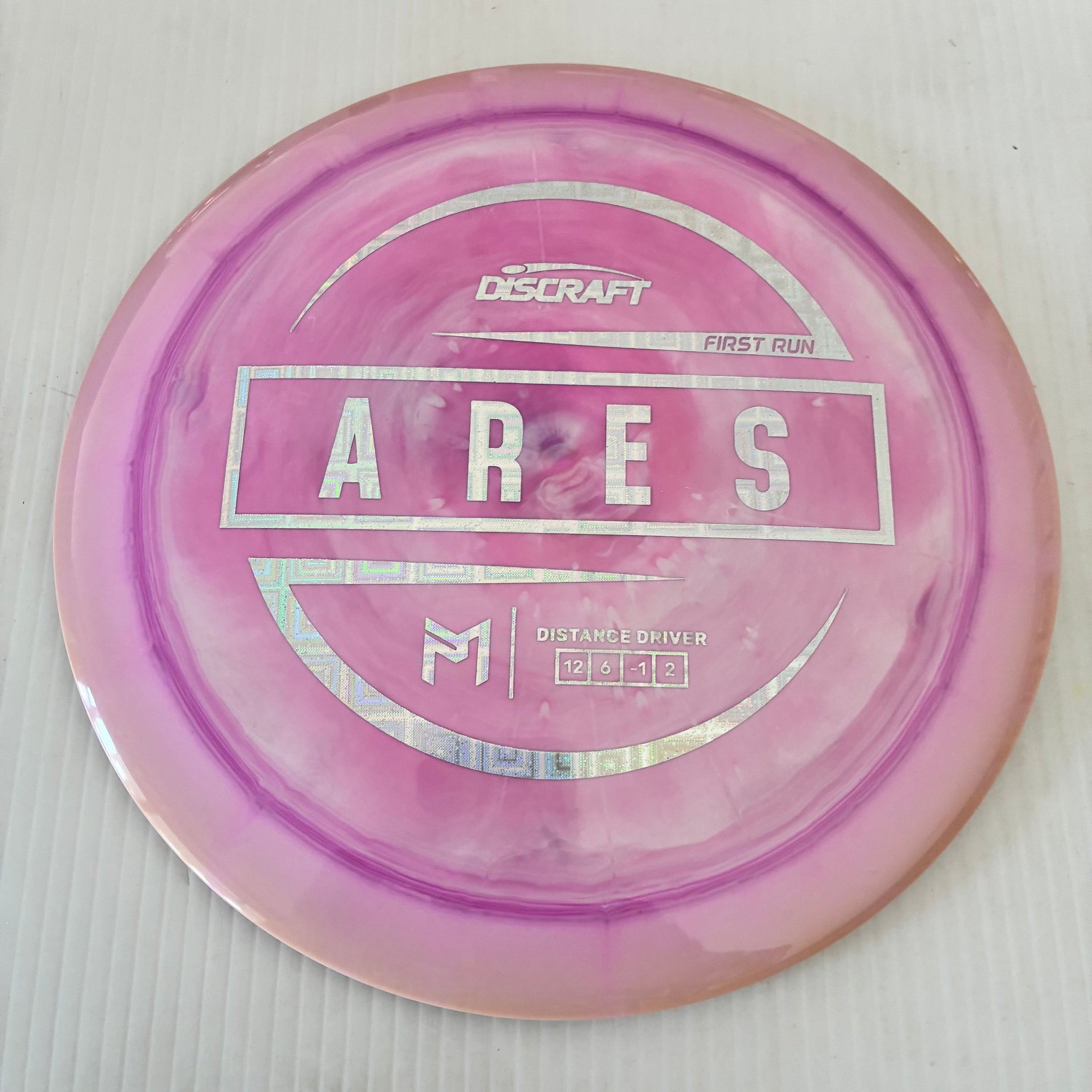 Discraft First Run Paul McBeth Swirly ESP Ares 12/6/-1/2