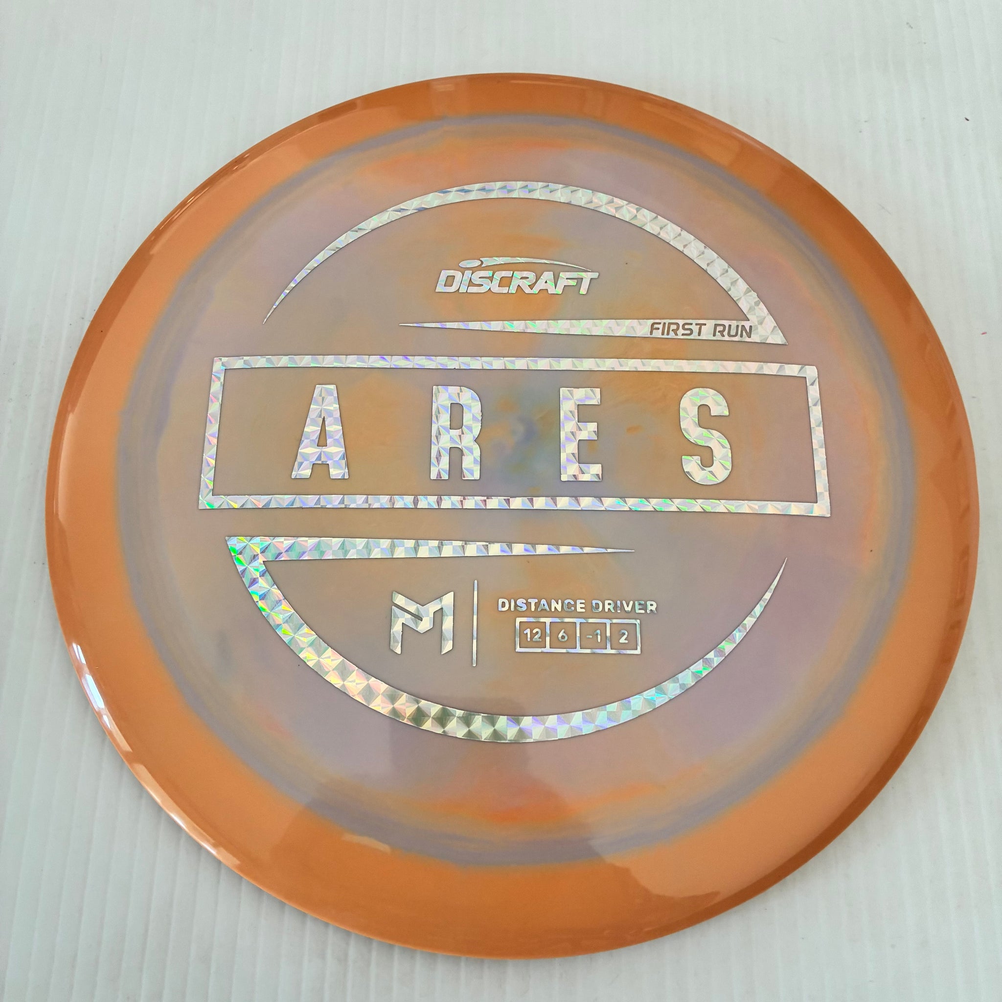 Discraft First Run Paul McBeth Swirly ESP Ares 12/6/-1/2
