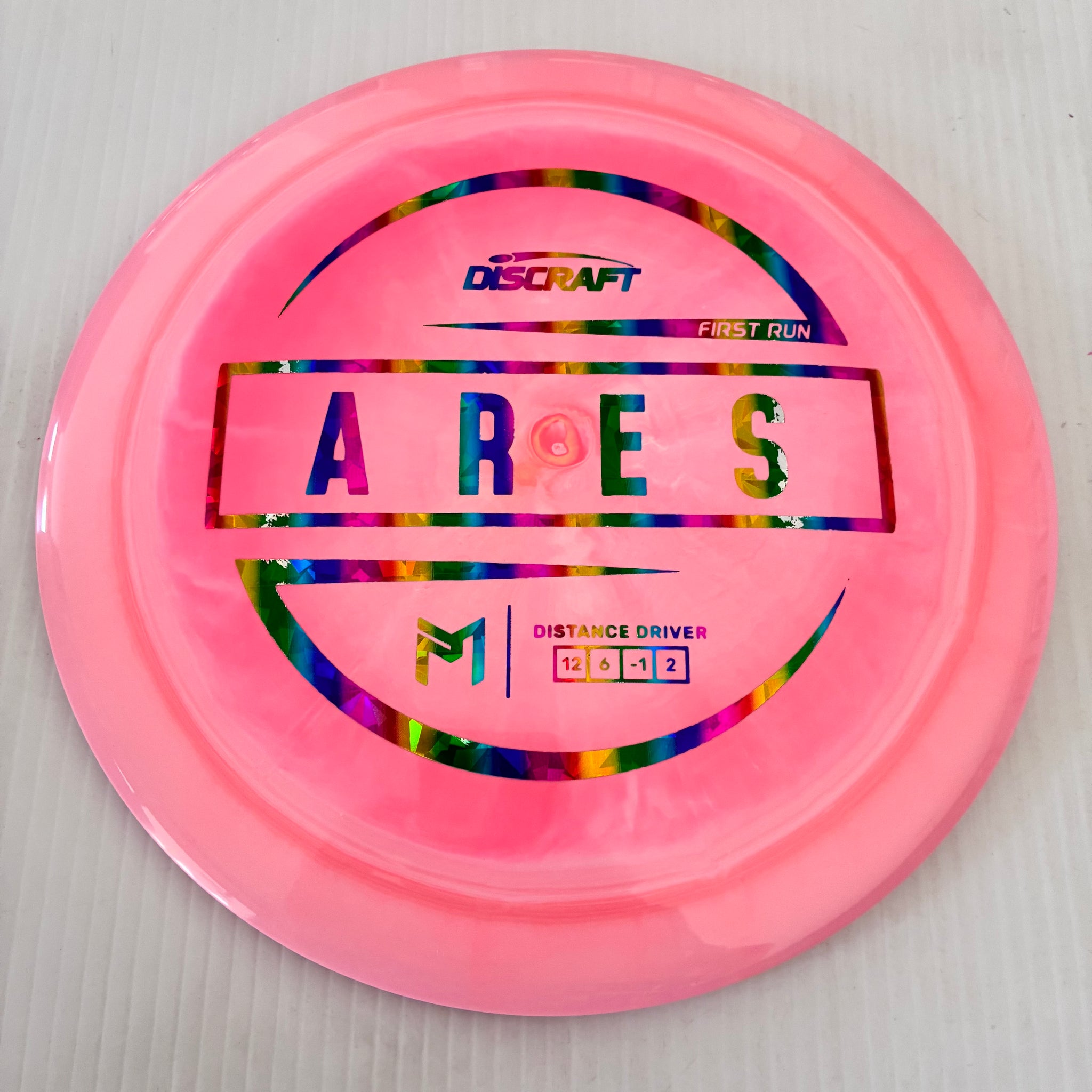 Discraft First Run Paul McBeth Swirly ESP Ares 12/6/-1/2