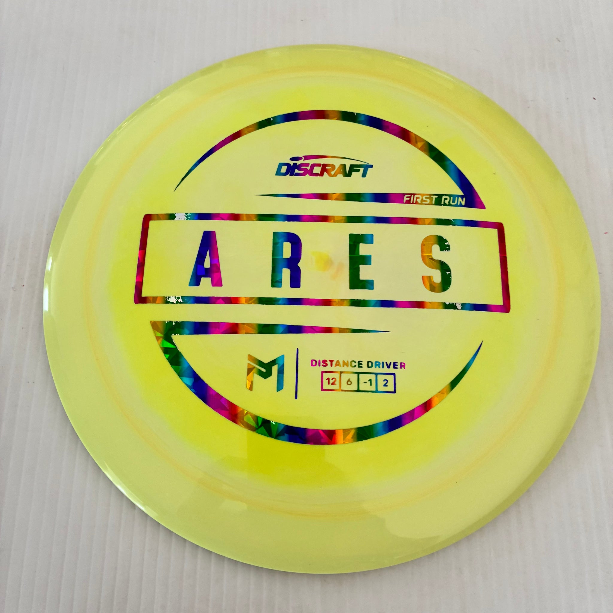 Discraft First Run Paul McBeth Swirly ESP Ares 12/6/-1/2
