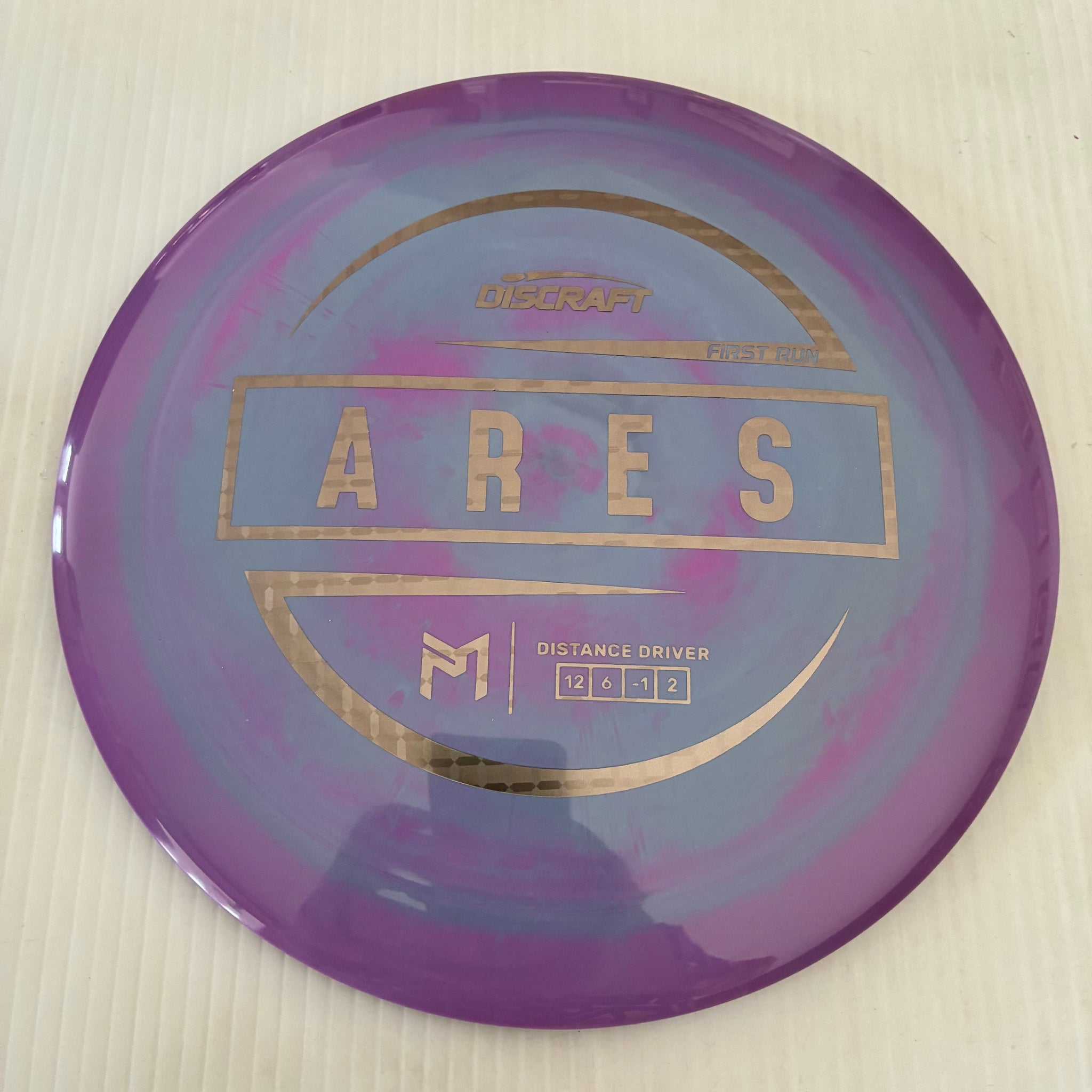 Discraft First Run Paul McBeth Swirly ESP Ares 12/6/-1/2