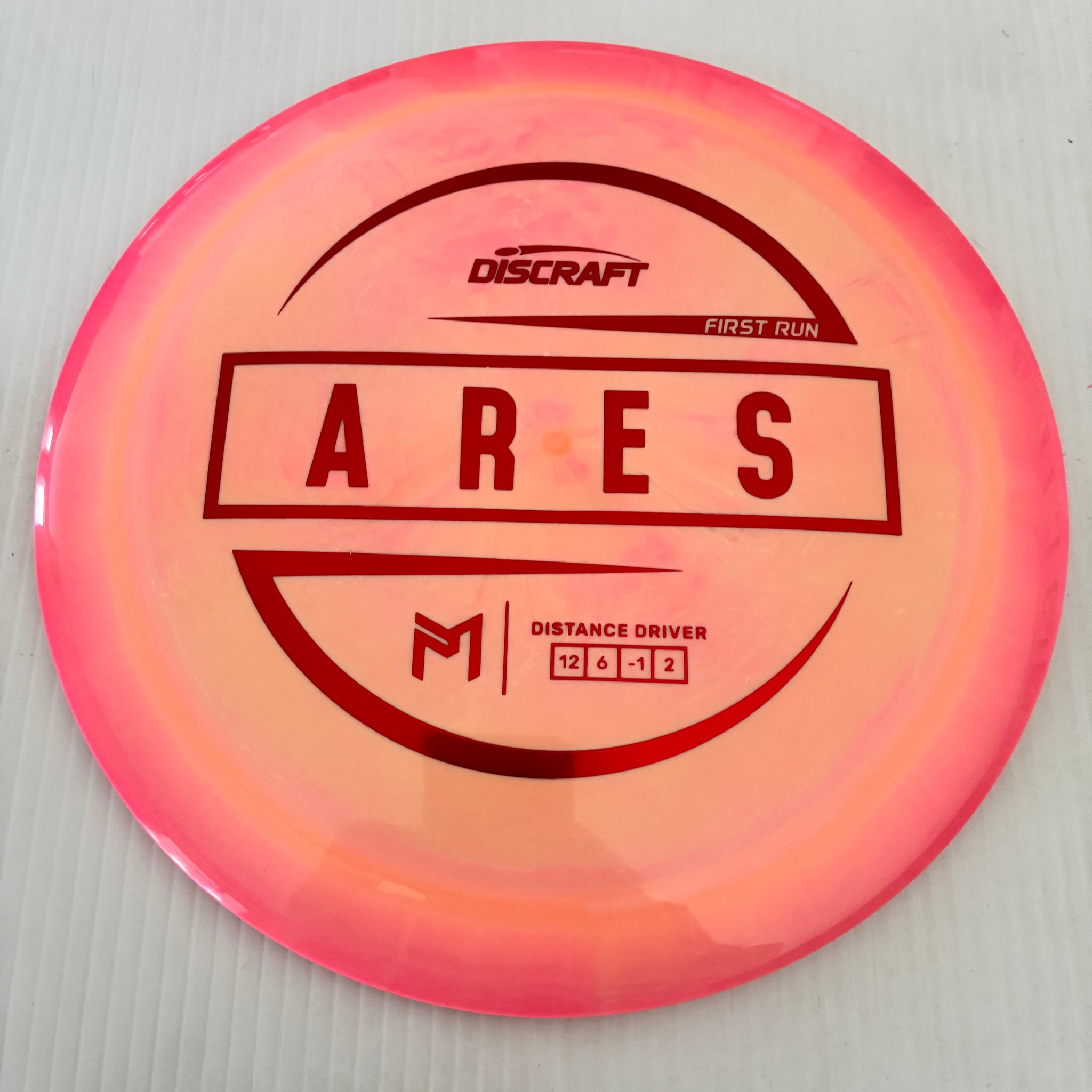 Discraft First Run Paul McBeth Swirly ESP Ares 12/6/-1/2